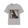 Bernese Mountain Dog Denim Darling | Unisex Dog T-Shirt