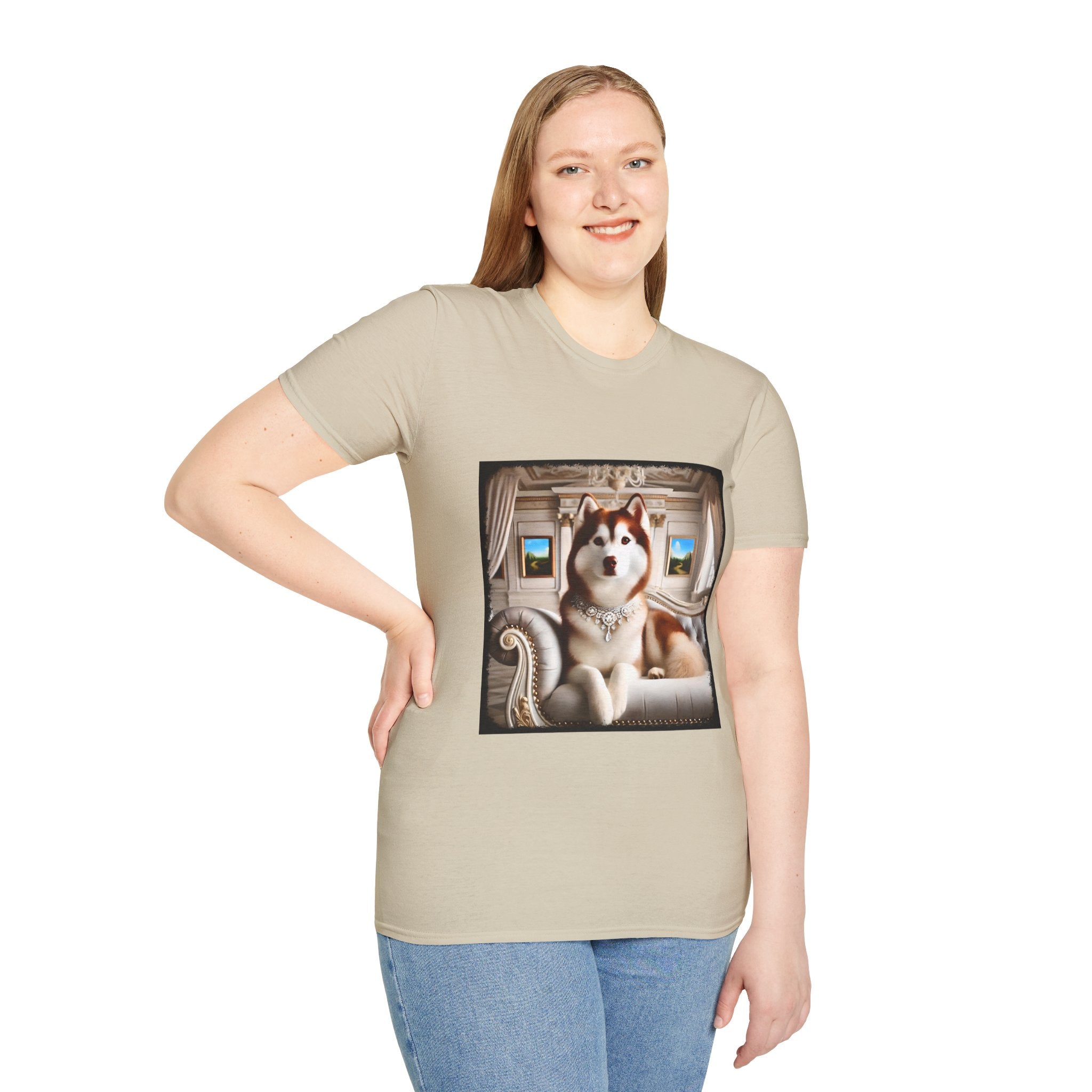 Siberian Husky Red Princess | Unisex Dog T-Shirt