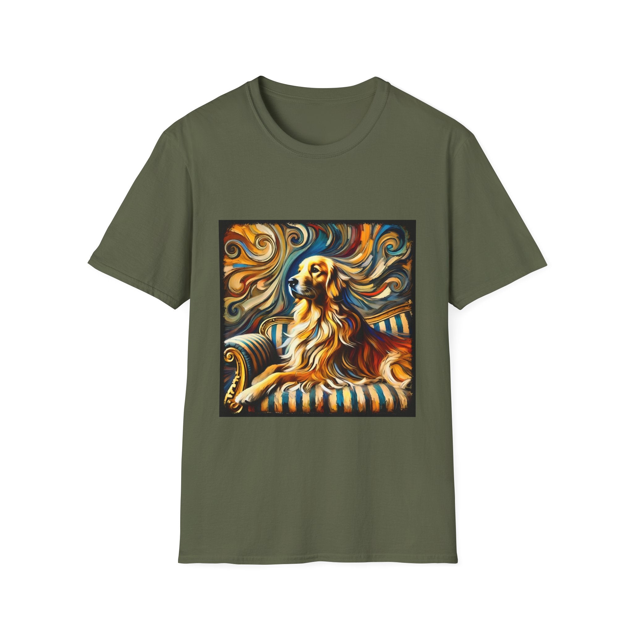 Golden Retriever Shirt | Warm Swirl Dog Lover Tee