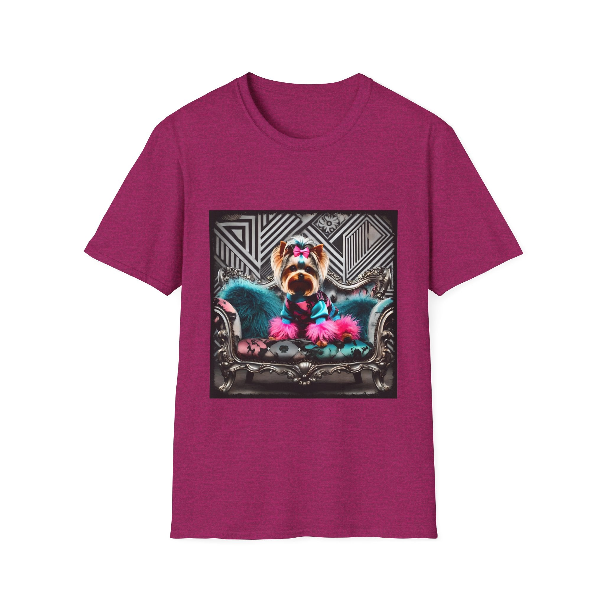 Yorkshire Terrier Chic Rocker | Unisex Dog T-Shirt
