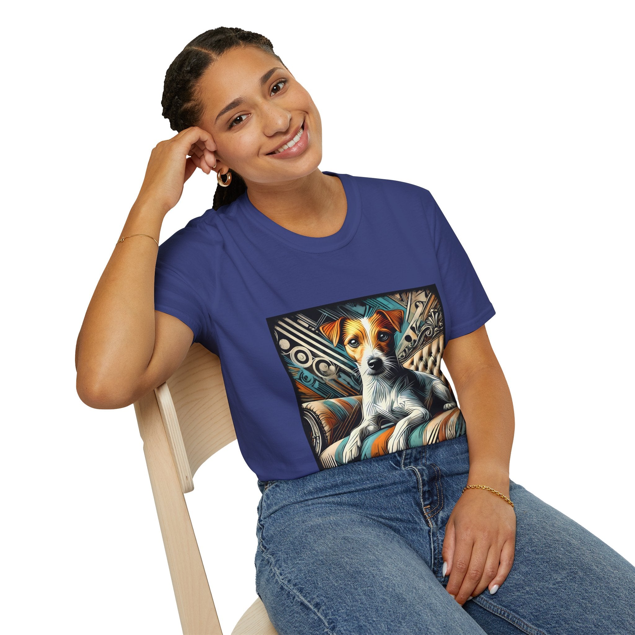 Jack Russell Terrier Warm Rebel | Unisex Dog T-Shirt
