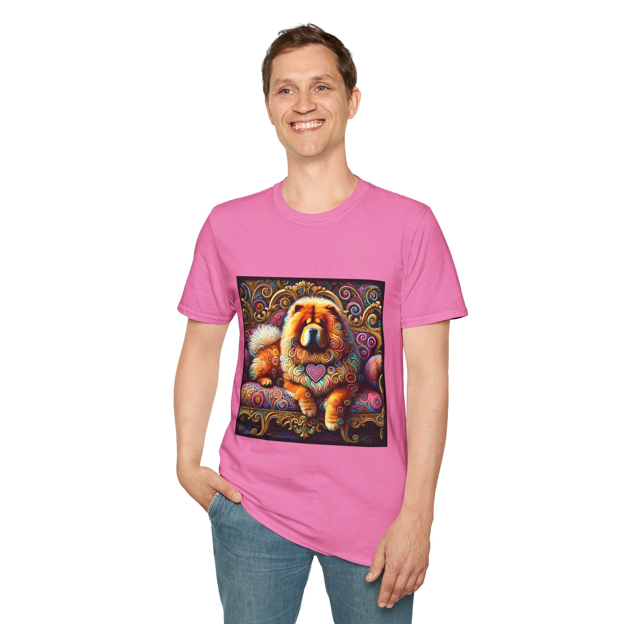 Chow Chow Love Swirl | Unisex Dog T-Shirt