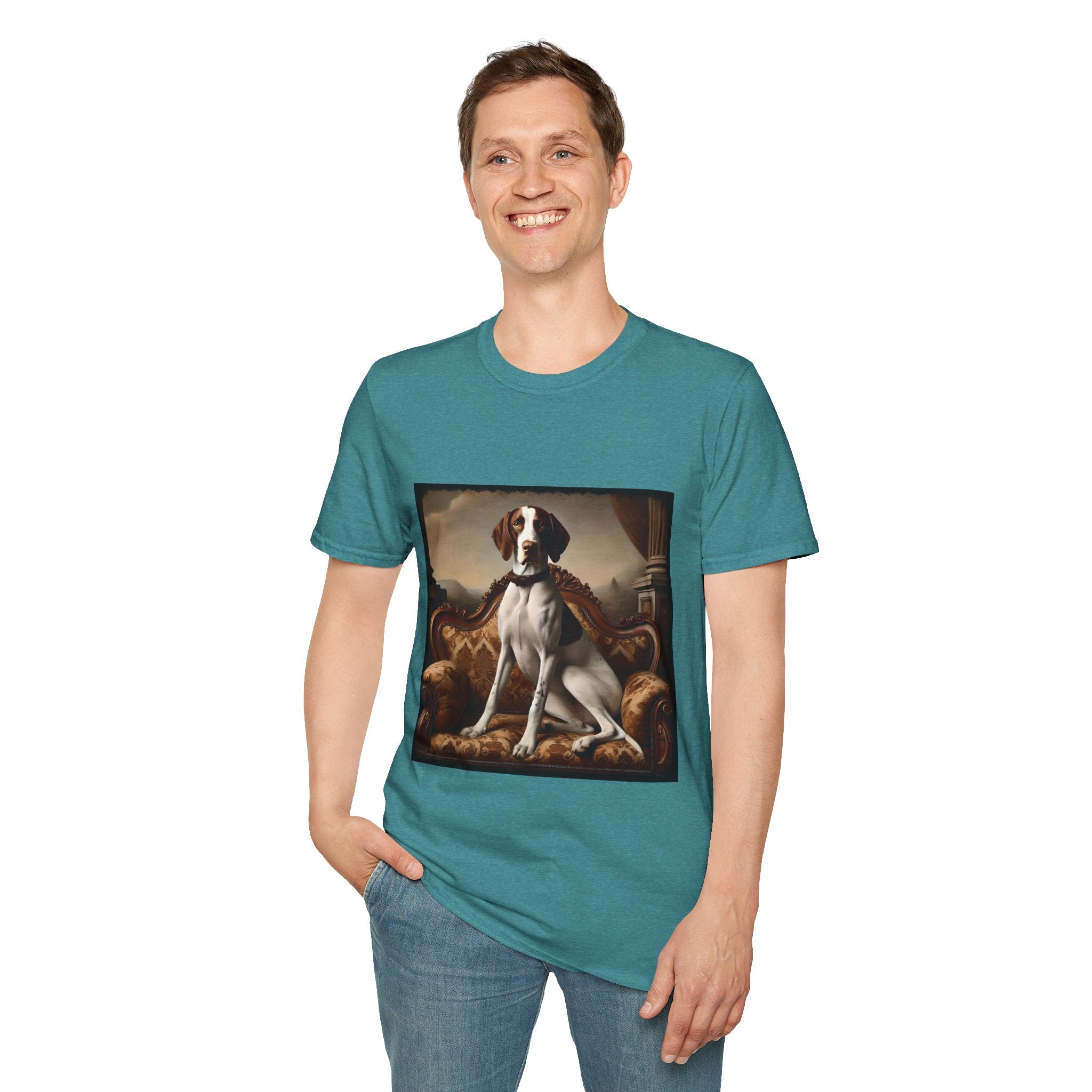 German Shorthaired Pointer Dashing Duke | Unisex Dog T-Shirt