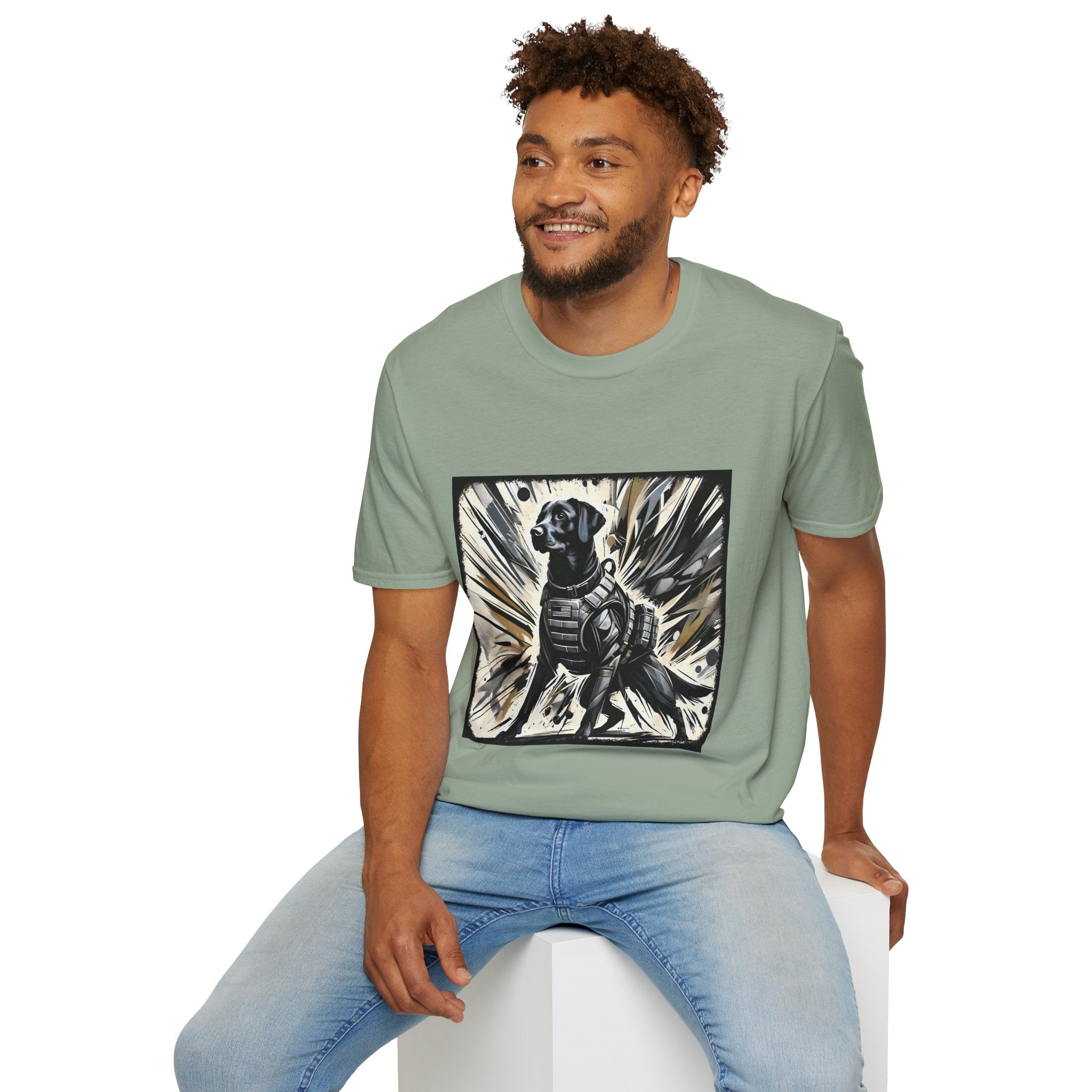 Labrador Retriever Bold Armor Classic | Unisex Dog T-Shirt