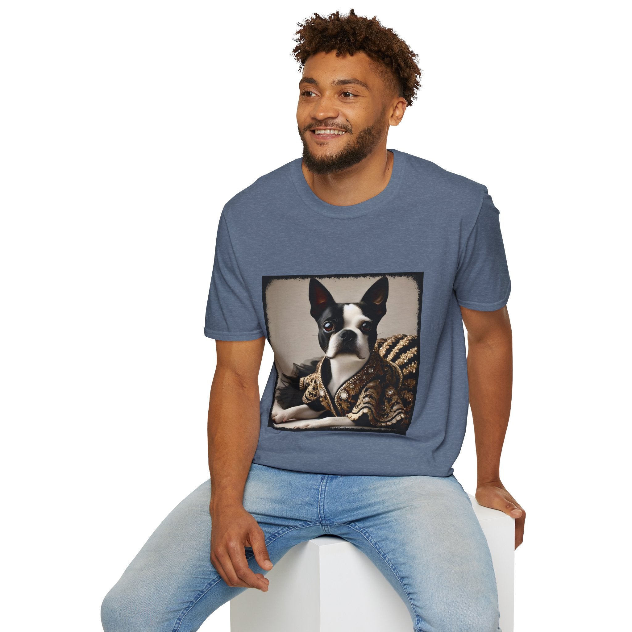 Boston Terrier Brocade Babe | Unisex Dog T-Shirt
