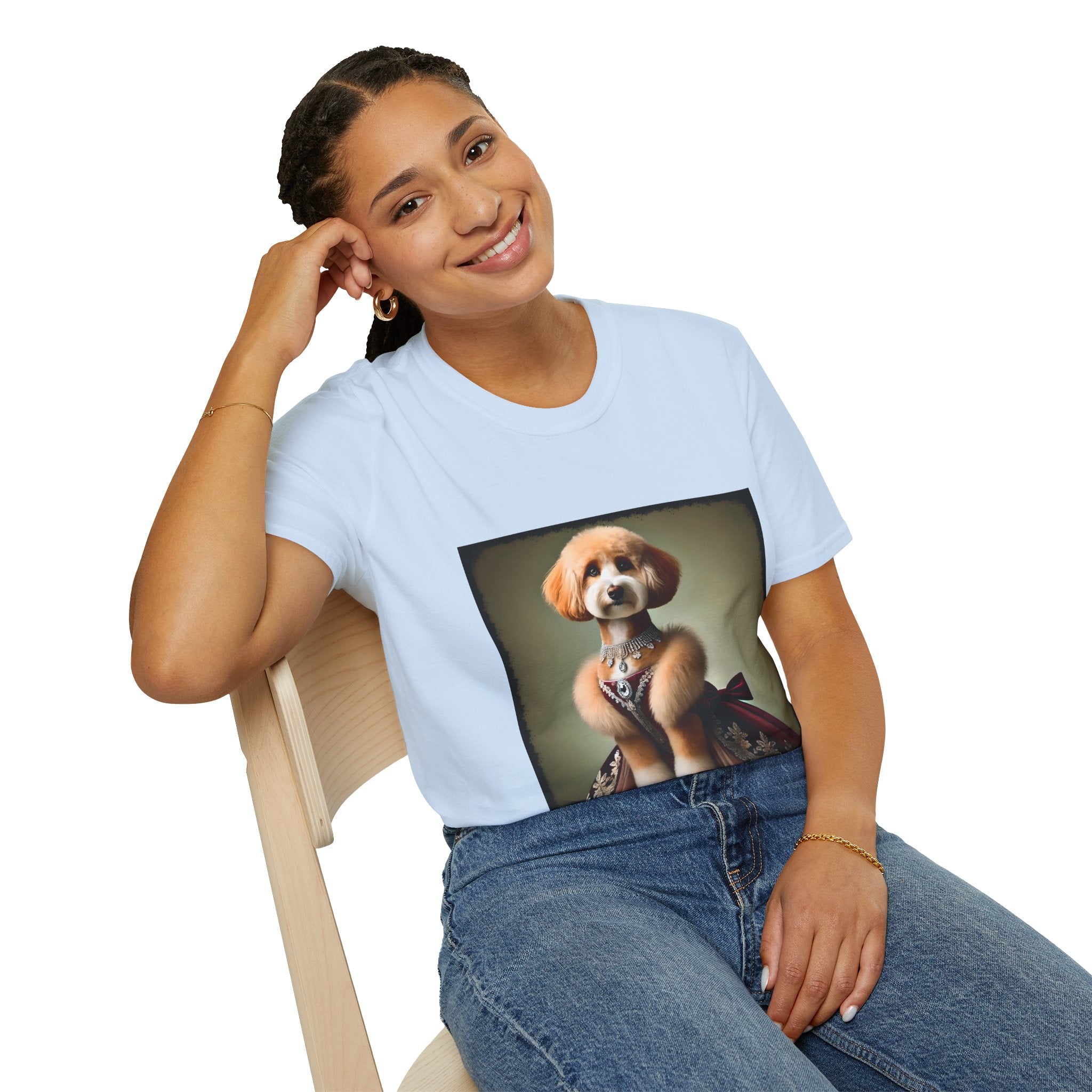 Aussiedoodle Diamond Drip | Unisex Dog T-Shirt