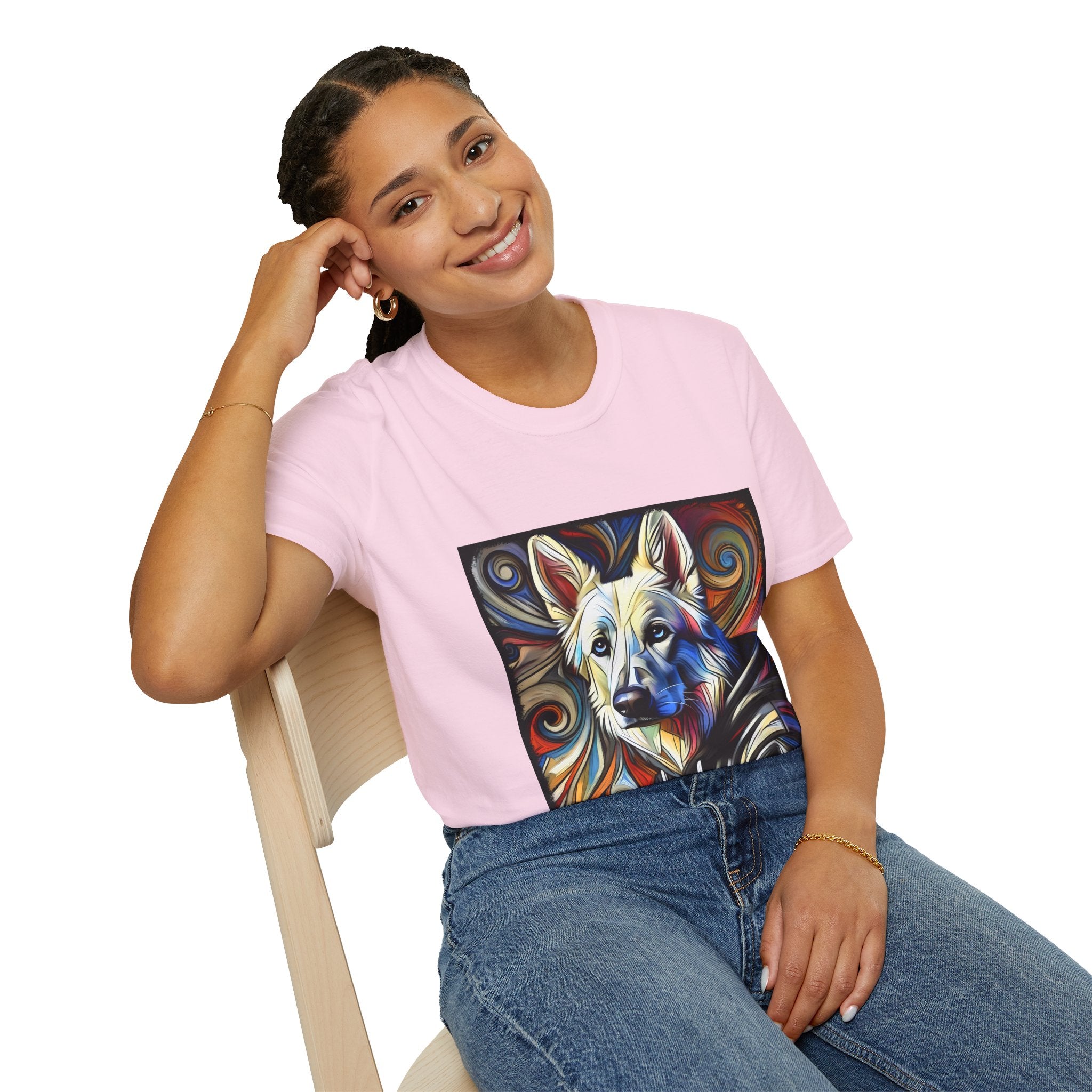 German Shepherd Hoodie Swirl | Unisex Dog T-Shirt