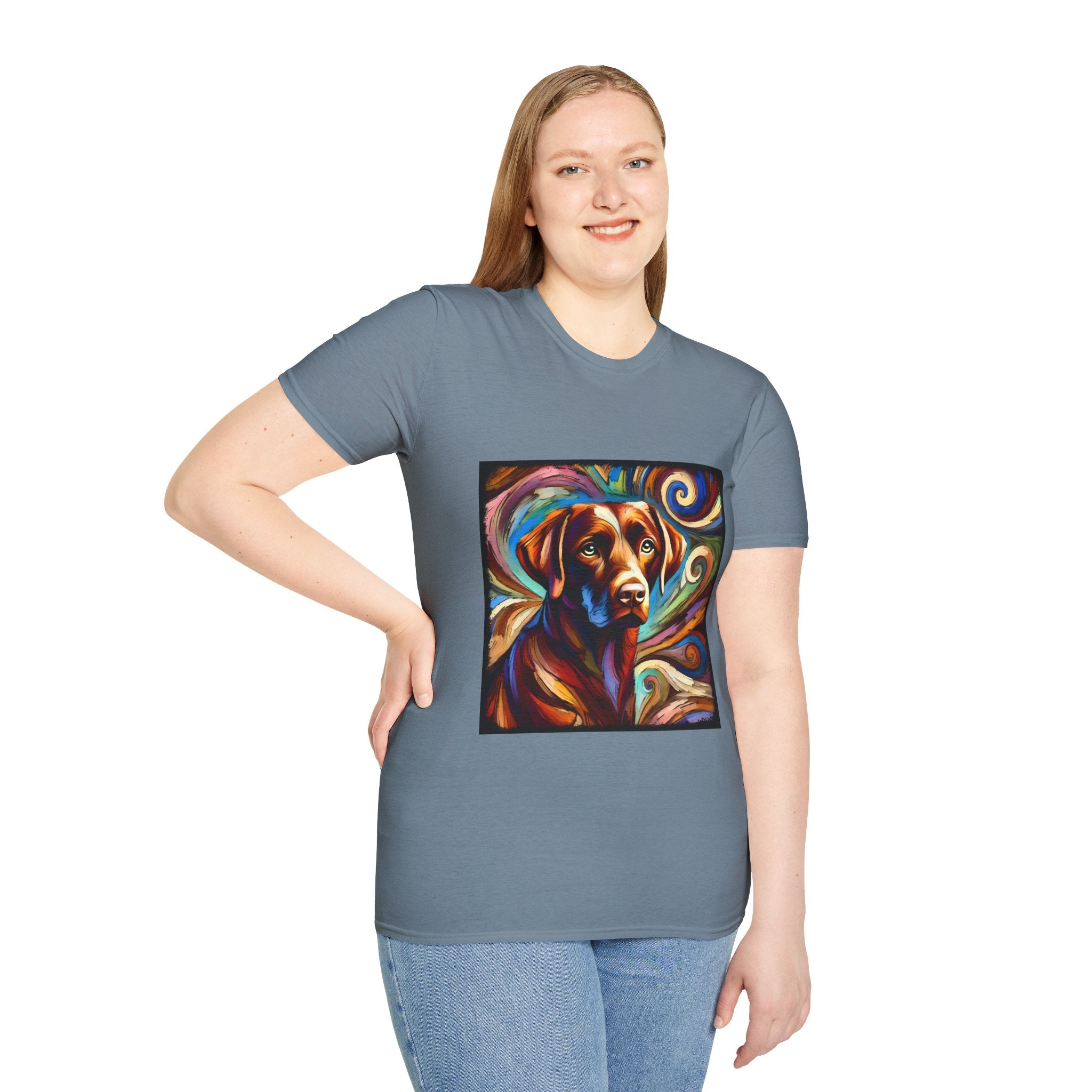 Labrador Retriever Bold Swirl | Unisex Dog T-Shirt