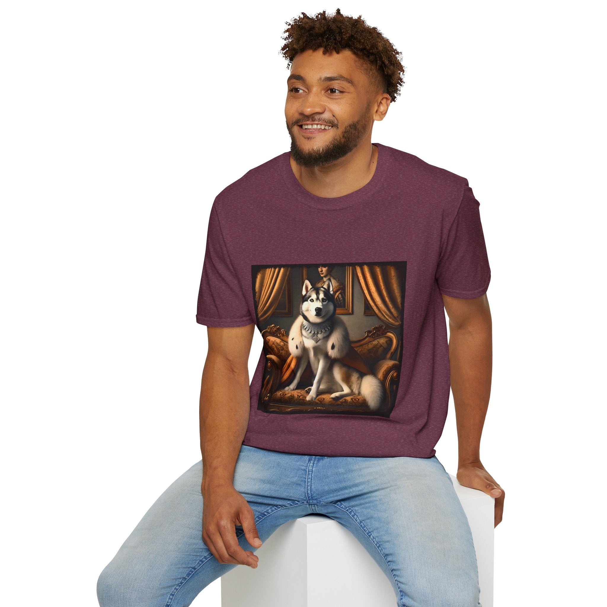 Siberian Husky Diamond Princess | Unisex Dog T-Shirt