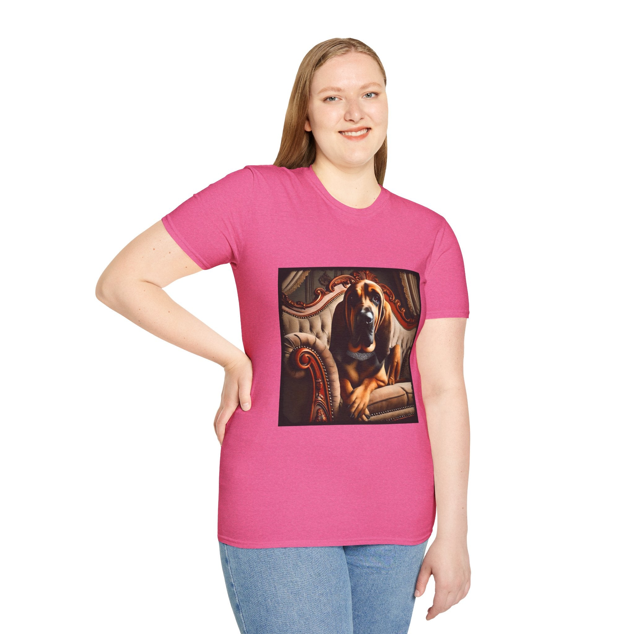 Bloodhound Posh Princess | Unisex Dog T-Shirt