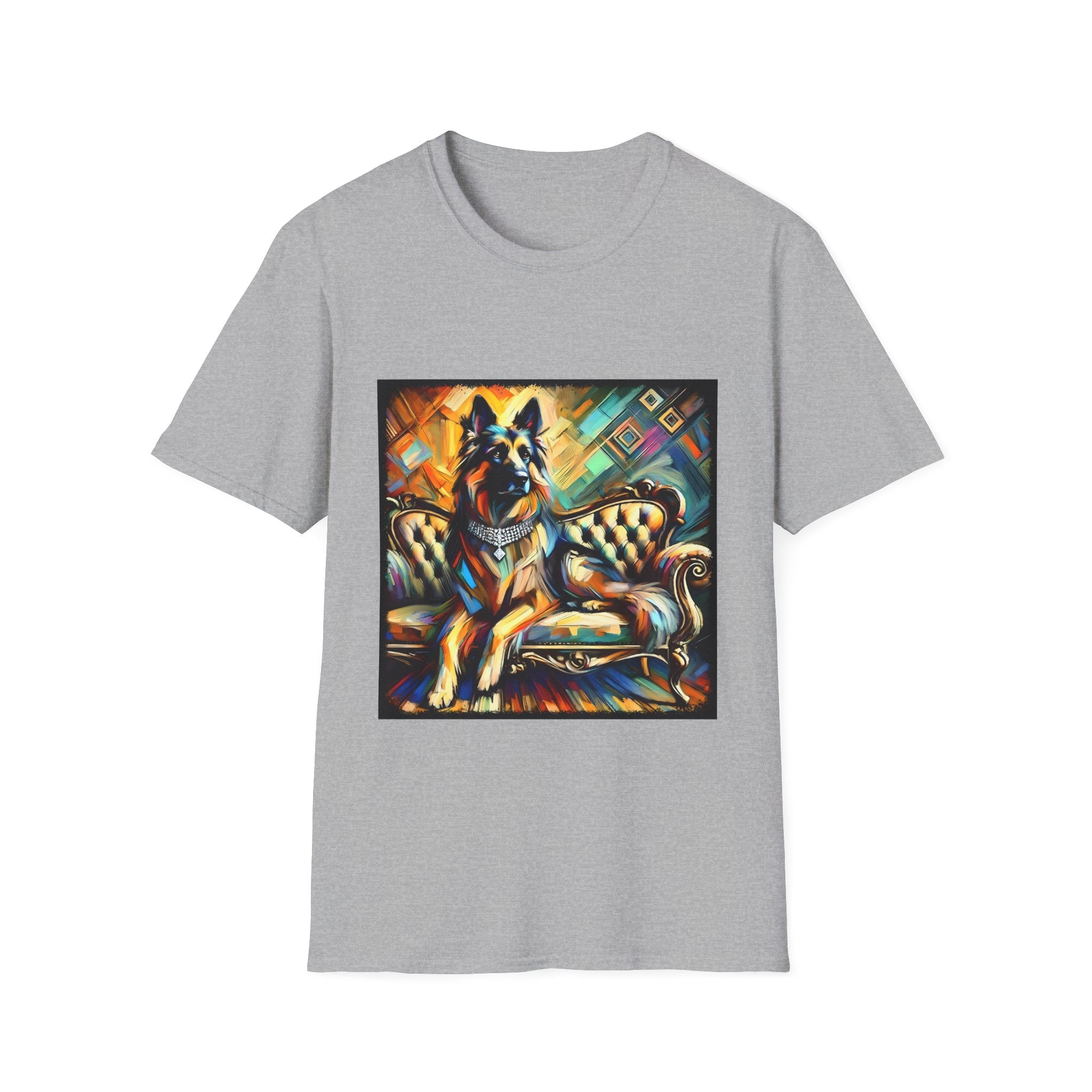 German Shepherd Diamond Multicolor Classic | Unisex Dog T-Shirt
