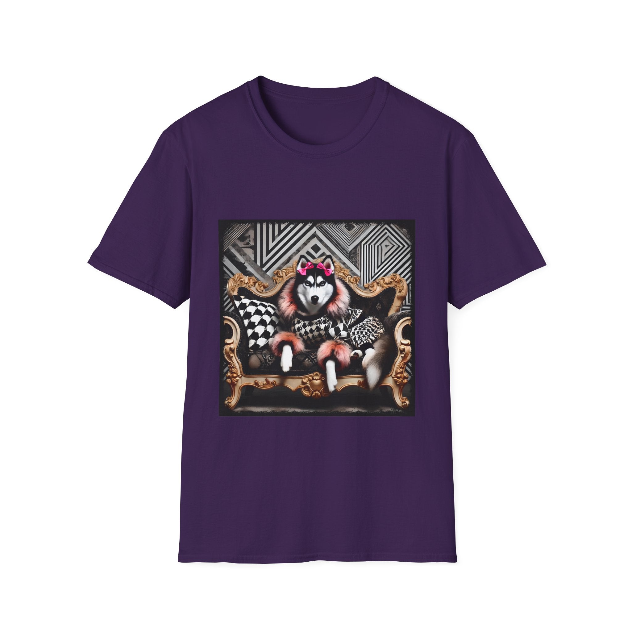 Siberian Husky Fierce Fashionista | Unisex Dog T-Shirt