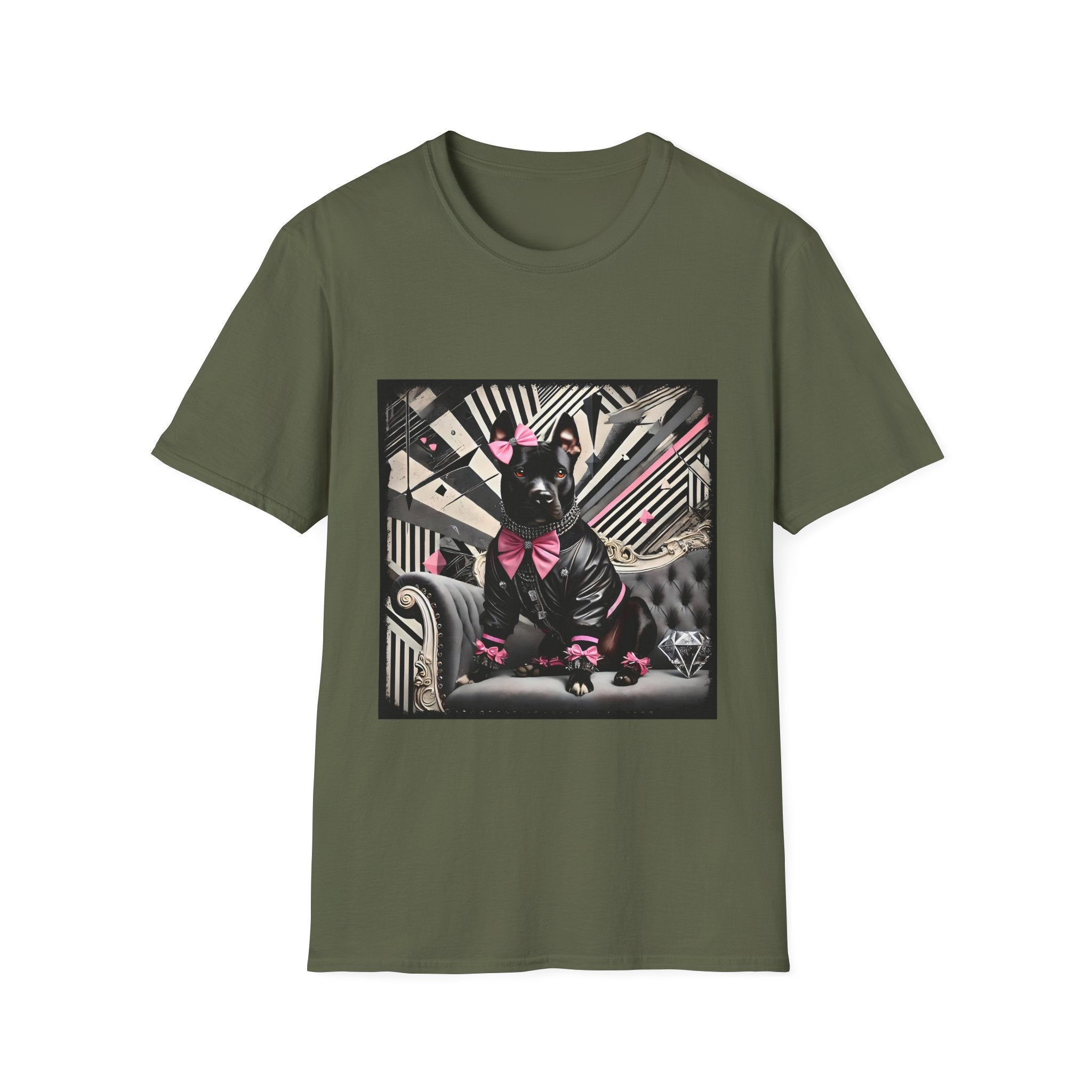 American Pit Bull Terrier Chic Rocker | Unisex Dog T-Shirt