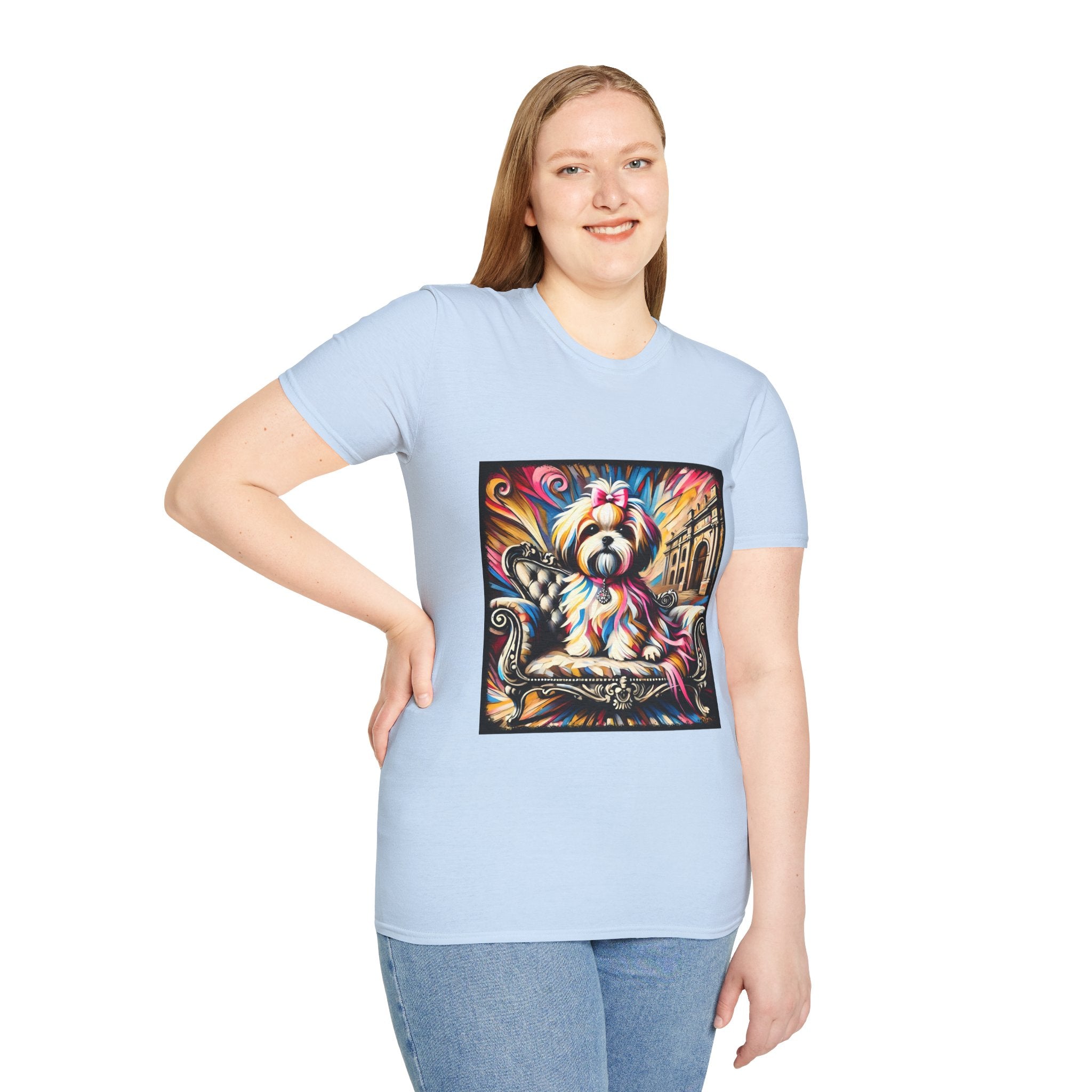 Lhasa Apso Diamond Princess Classic | Unisex Dog T-Shirt
