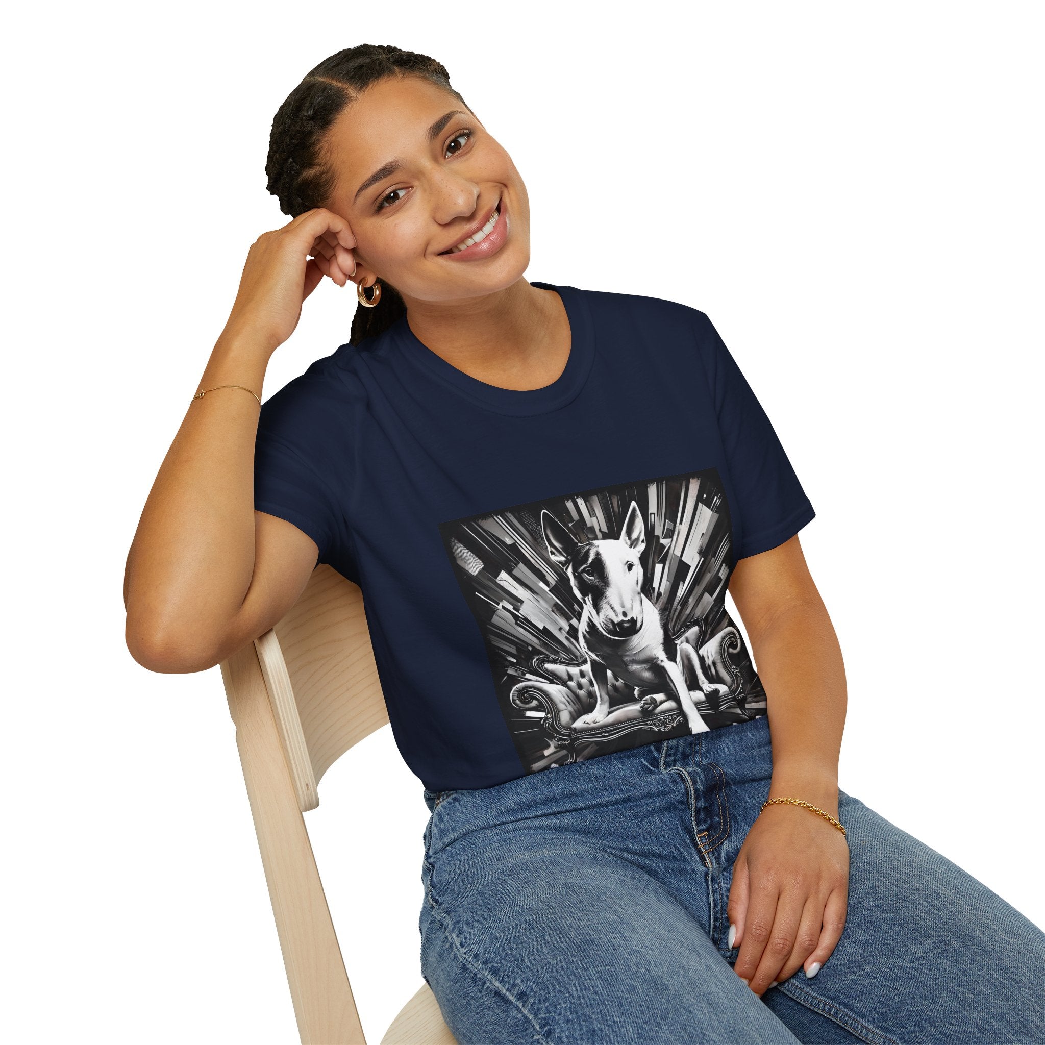 Bull Terrier B&W Bold | Unisex Dog T-Shirt