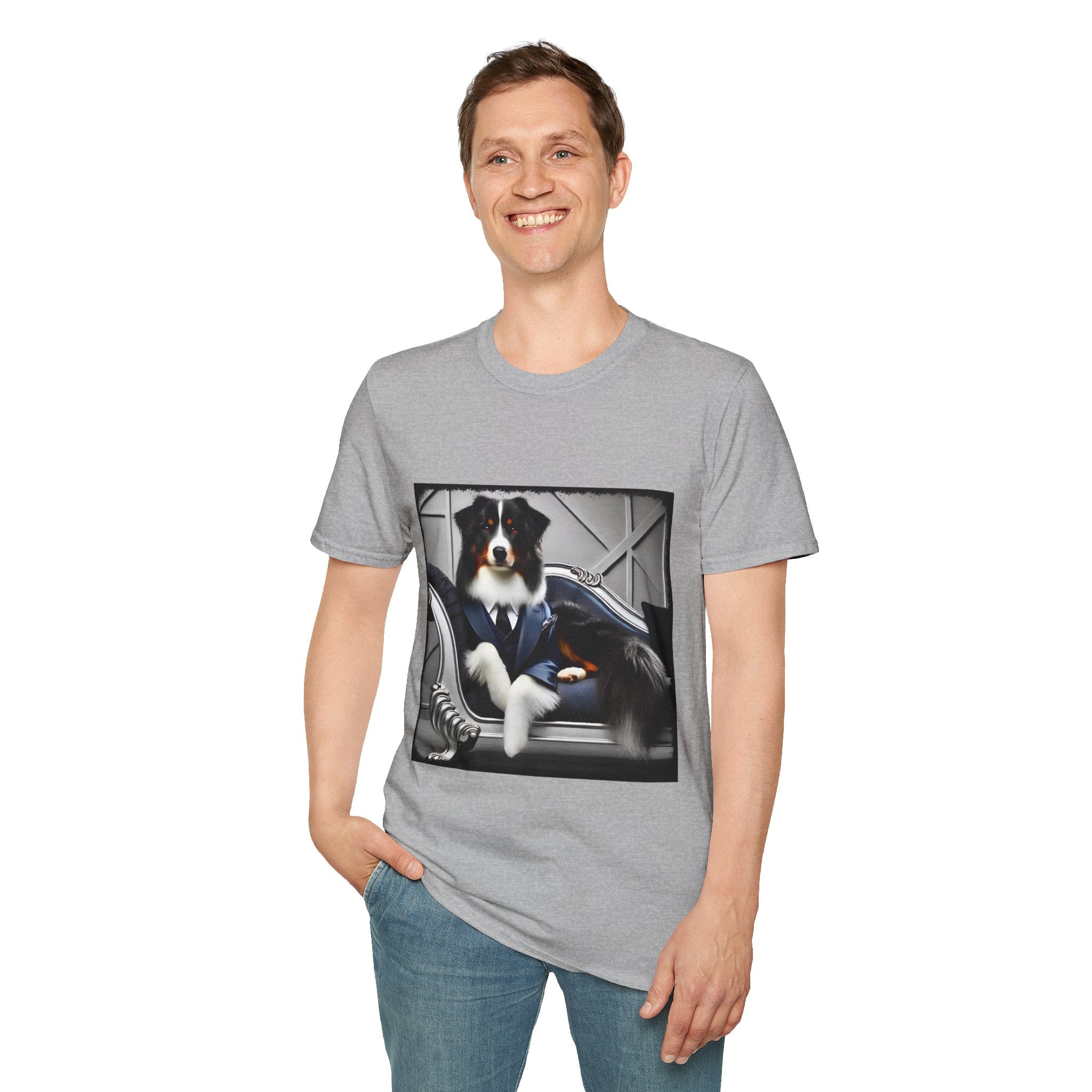 Australian Shepherd Mister Wag | Unisex Dog T-Shirt