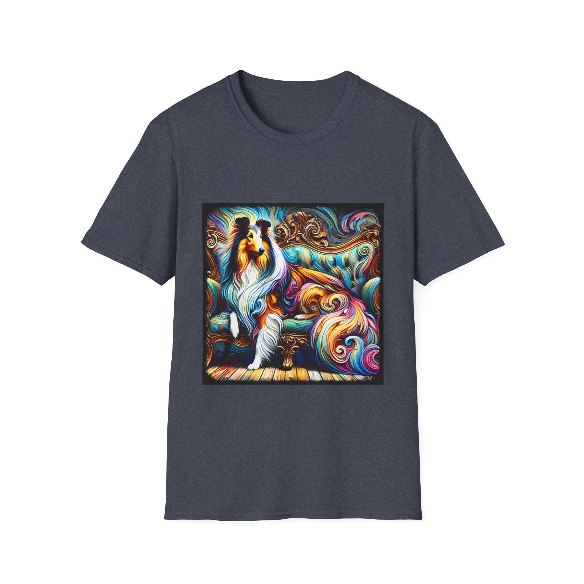 Collie Pastel Swirl | Unisex Dog T-Shirt