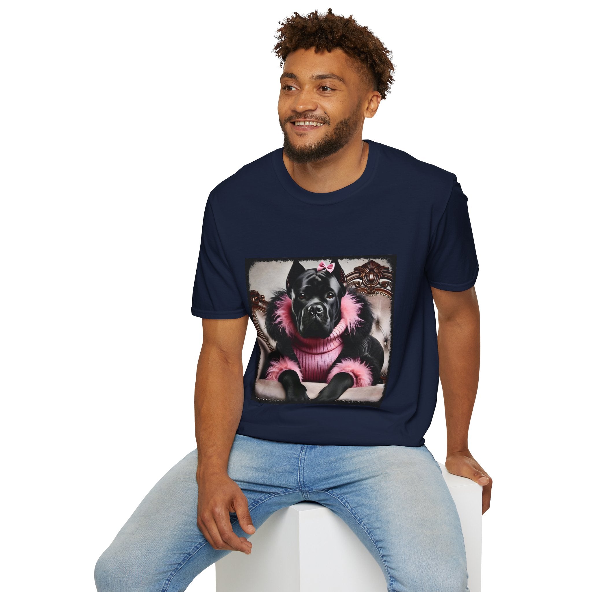Cane Corso Pink Rebel | Unisex Dog T-Shirt