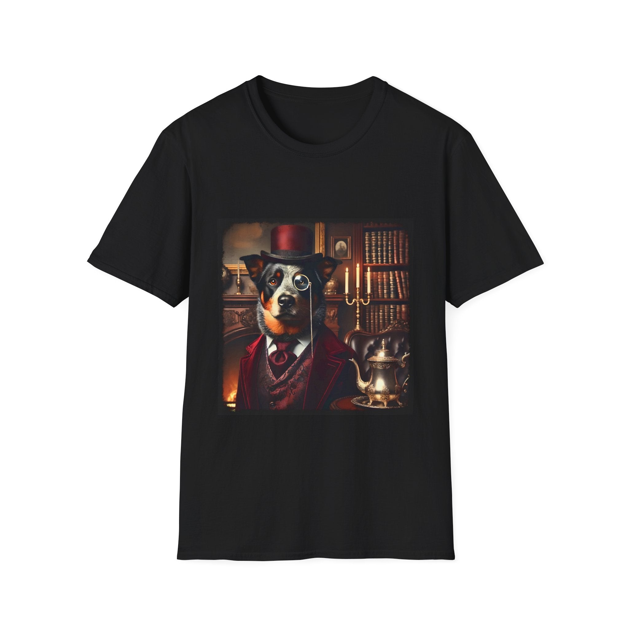 Australian Cattle Dog Mister Monacle | Unisex Dog T-Shirt