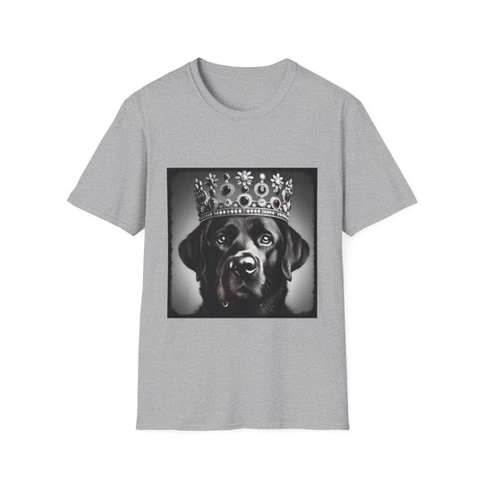 Labrador Retriever Emperor Supreme design dog lover unisex t-shirt in sport grey