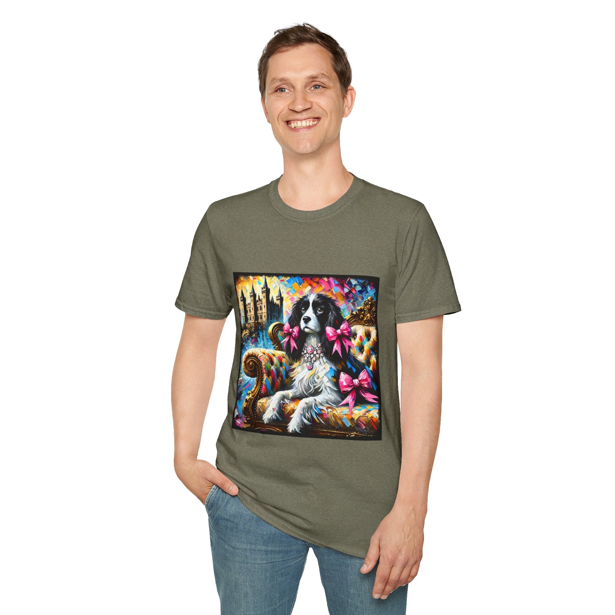 English Springer Spaniel Diamond Princess Classic | Unisex Dog T-Shirt