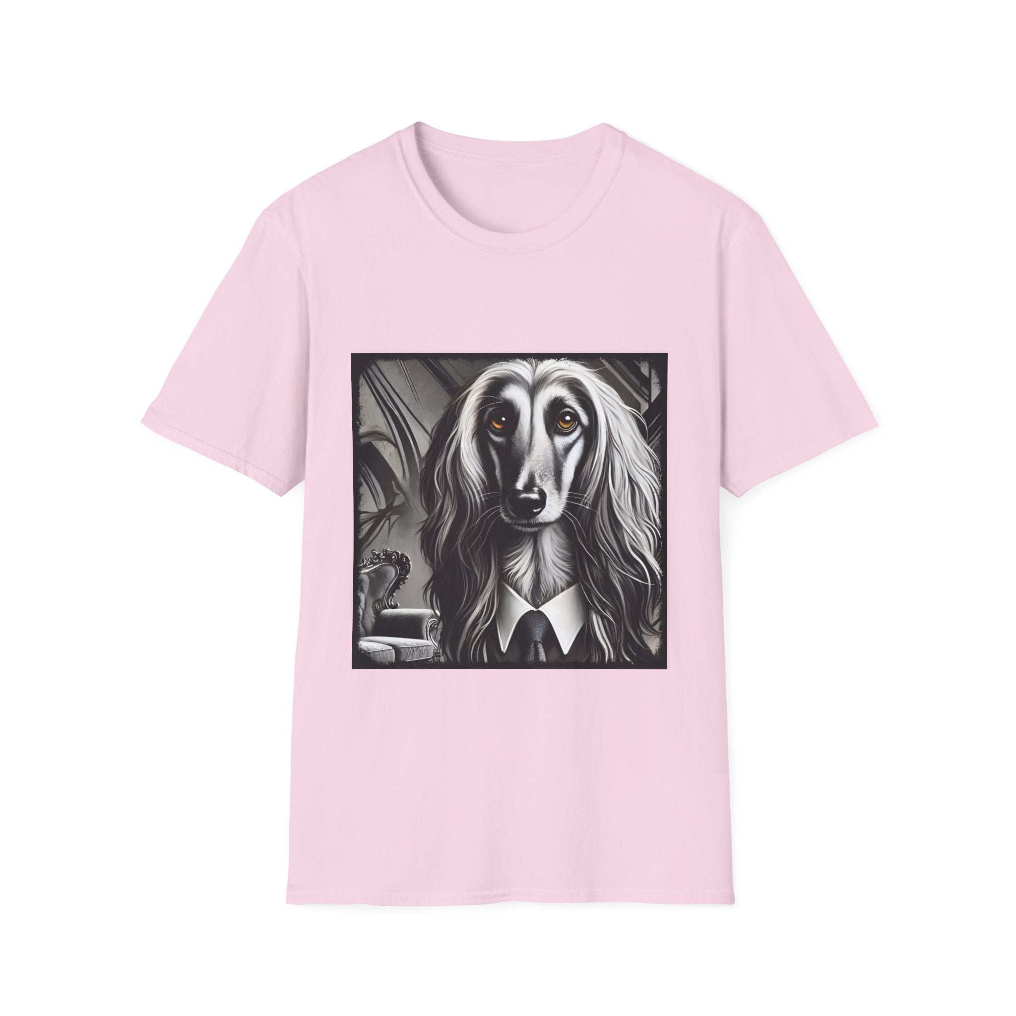 Afghan Hound Shirt | B&W Bold Eyes Dog Lover Tee