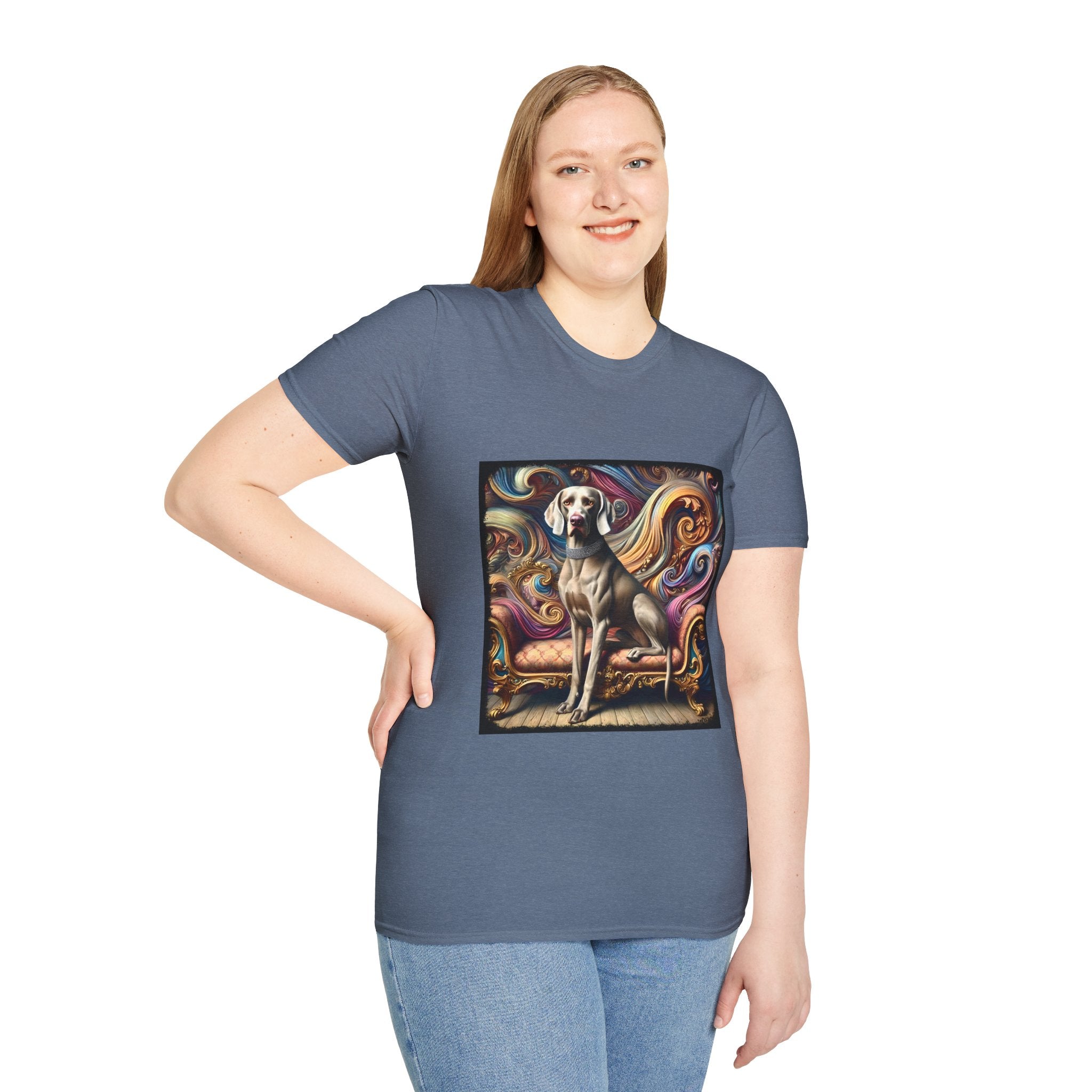Weimaraner Bold Swirl | Unisex Dog T-Shirt