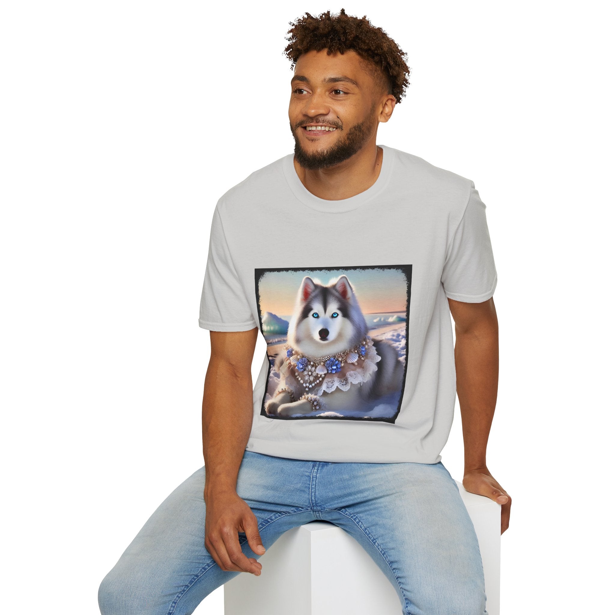 Siberian Husky Snow Princess | Unisex Dog T-Shirt