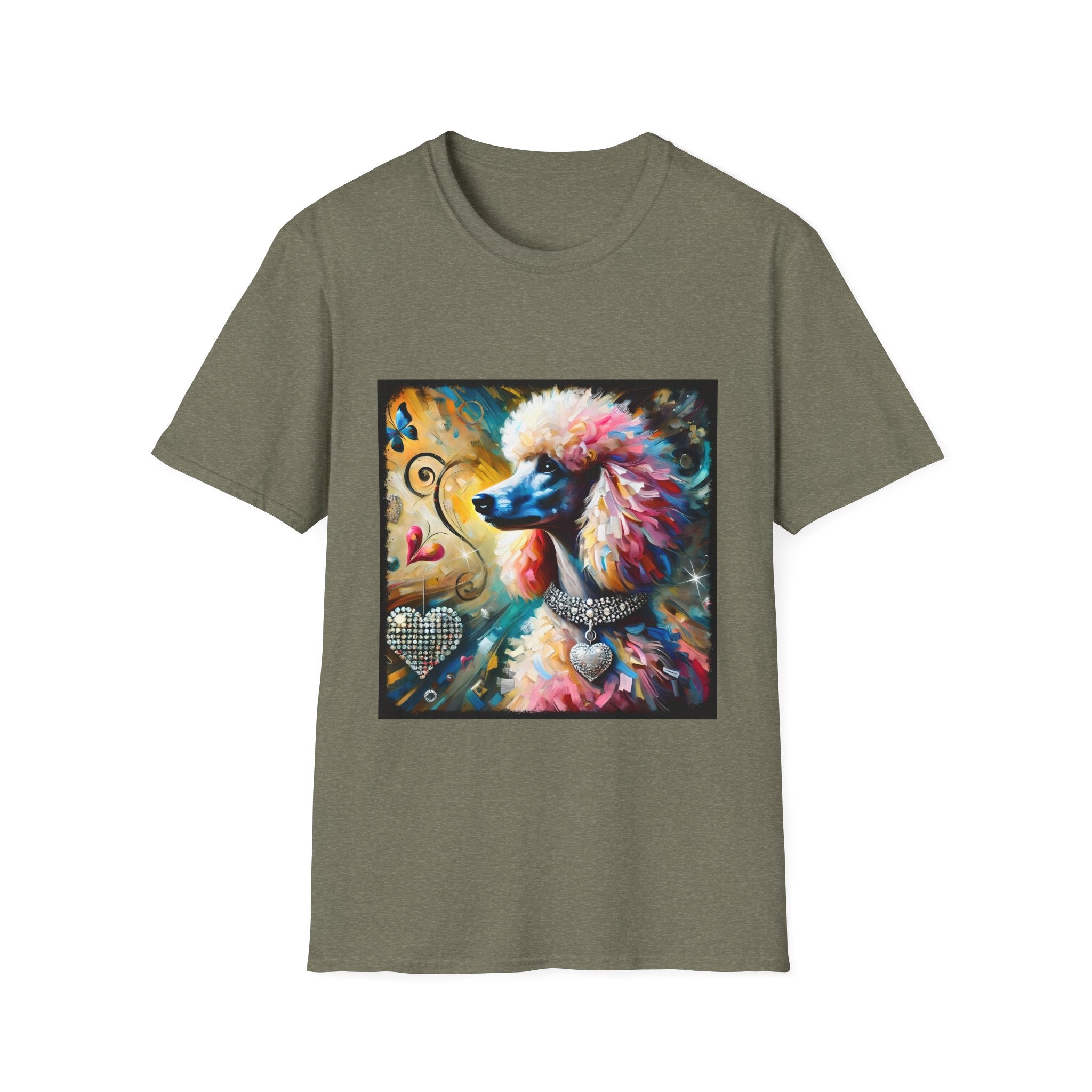 Poodle Diamond Heart Classic | Unisex Dog T-Shirt