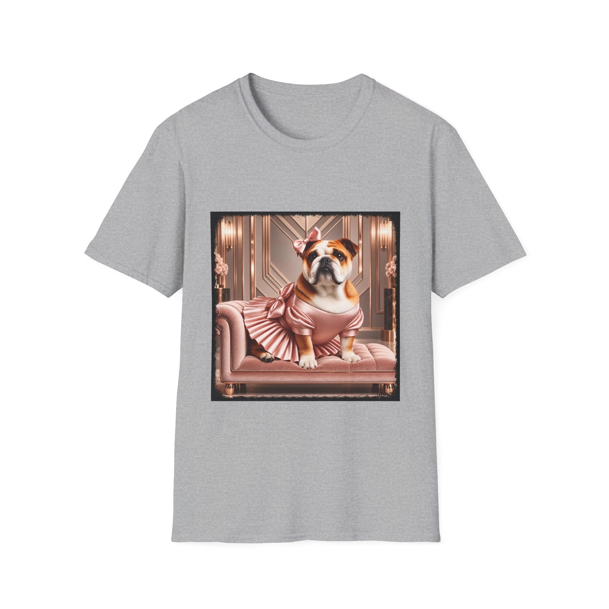 Bulldog Shirt | Iconic Peach Dog Lover Tee