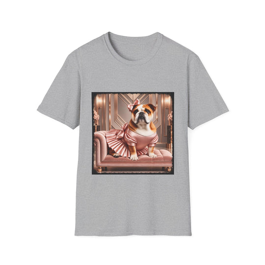 Bulldog Shirt | Iconic Peach Dog Lover Tee