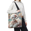 Bichon Frise Tote Bag | Beach Beauty Dog Lover Gift