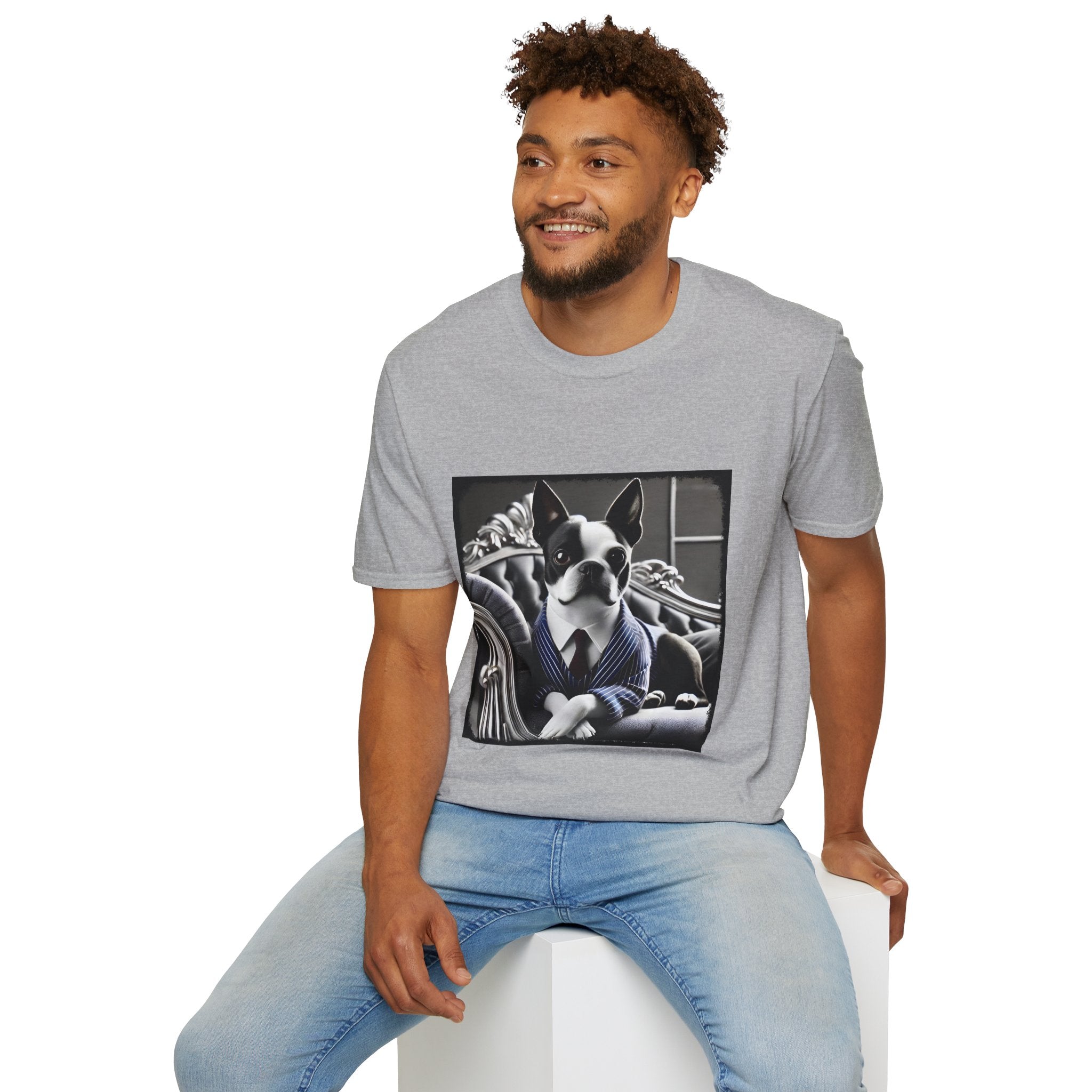 Boston Terrier Dapper Dude | Unisex Dog T-Shirt