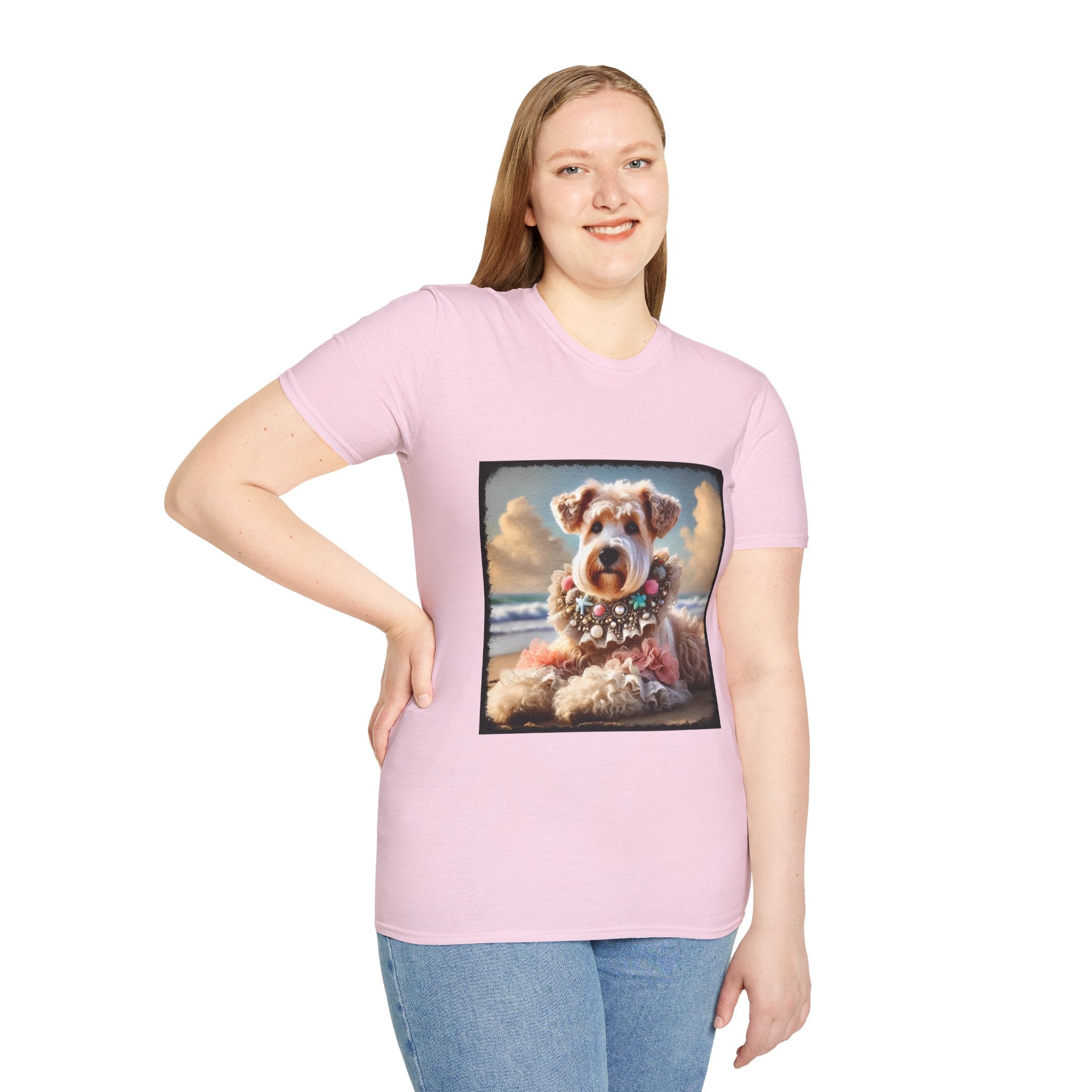 Wheaten Terrier Beach Babe | Unisex Dog T-Shirt
