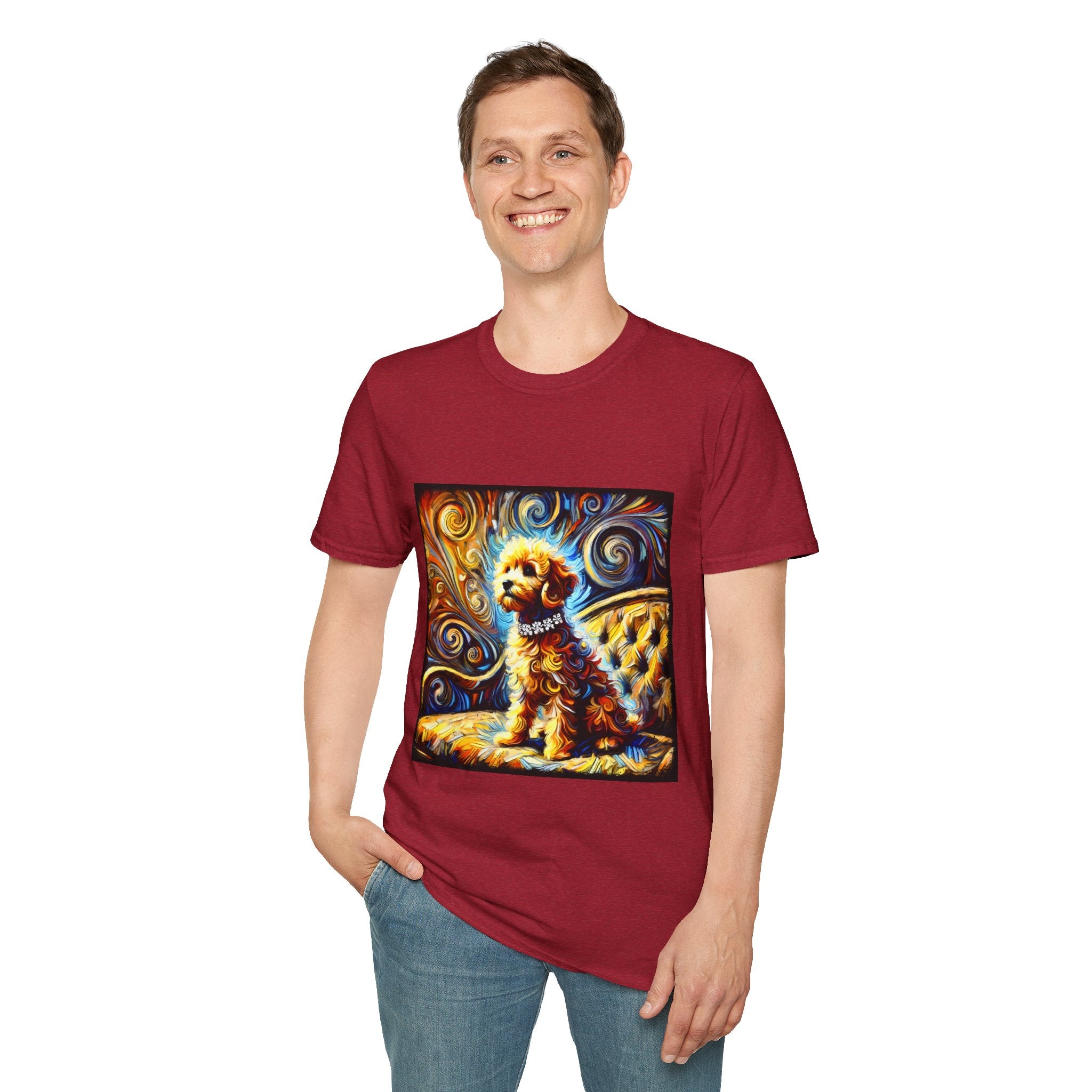 Goldendoodle Vivid Swirl | Unisex Dog T-Shirt