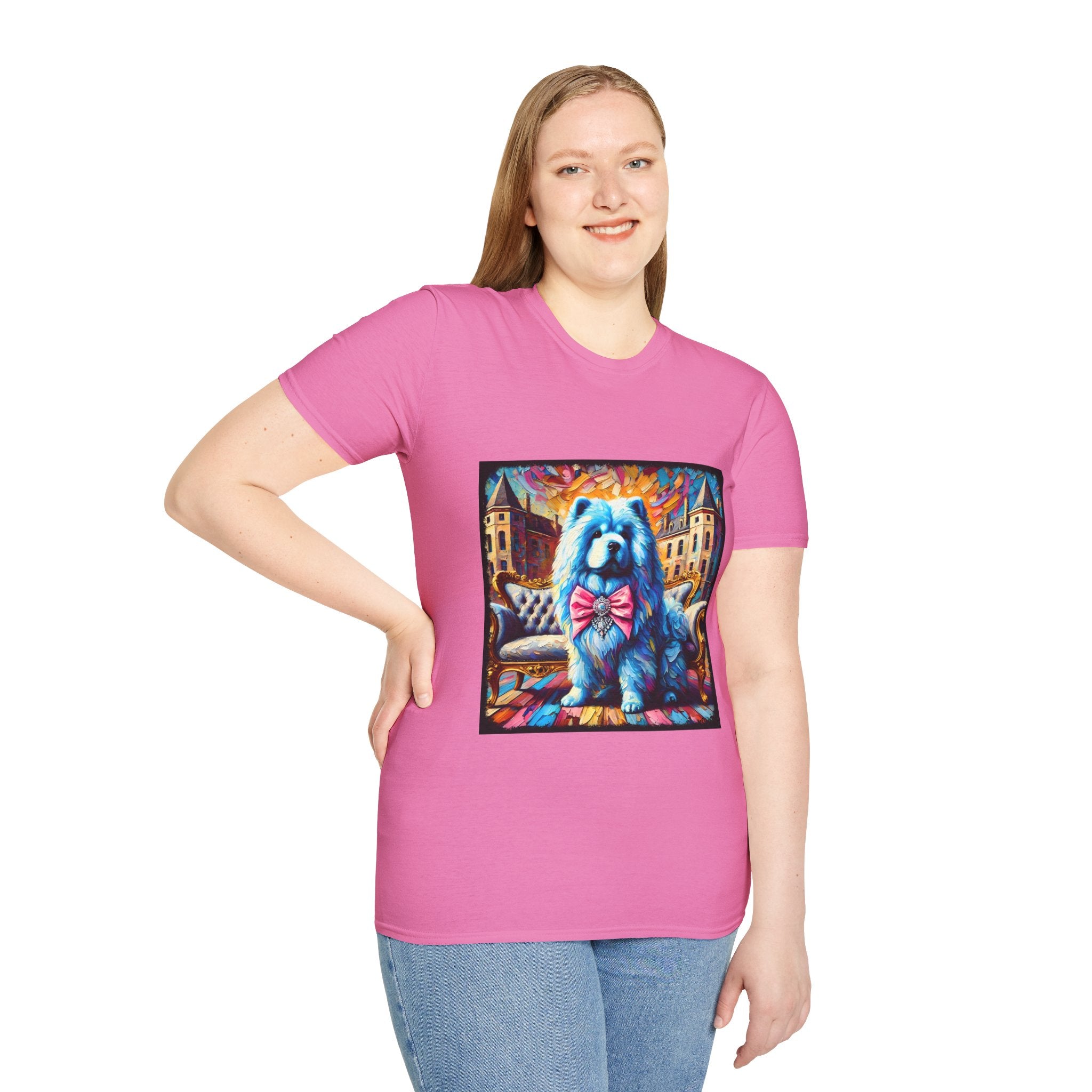 Chow Chow Blue Diamond Princess Classic | Unisex Dog T-Shirt