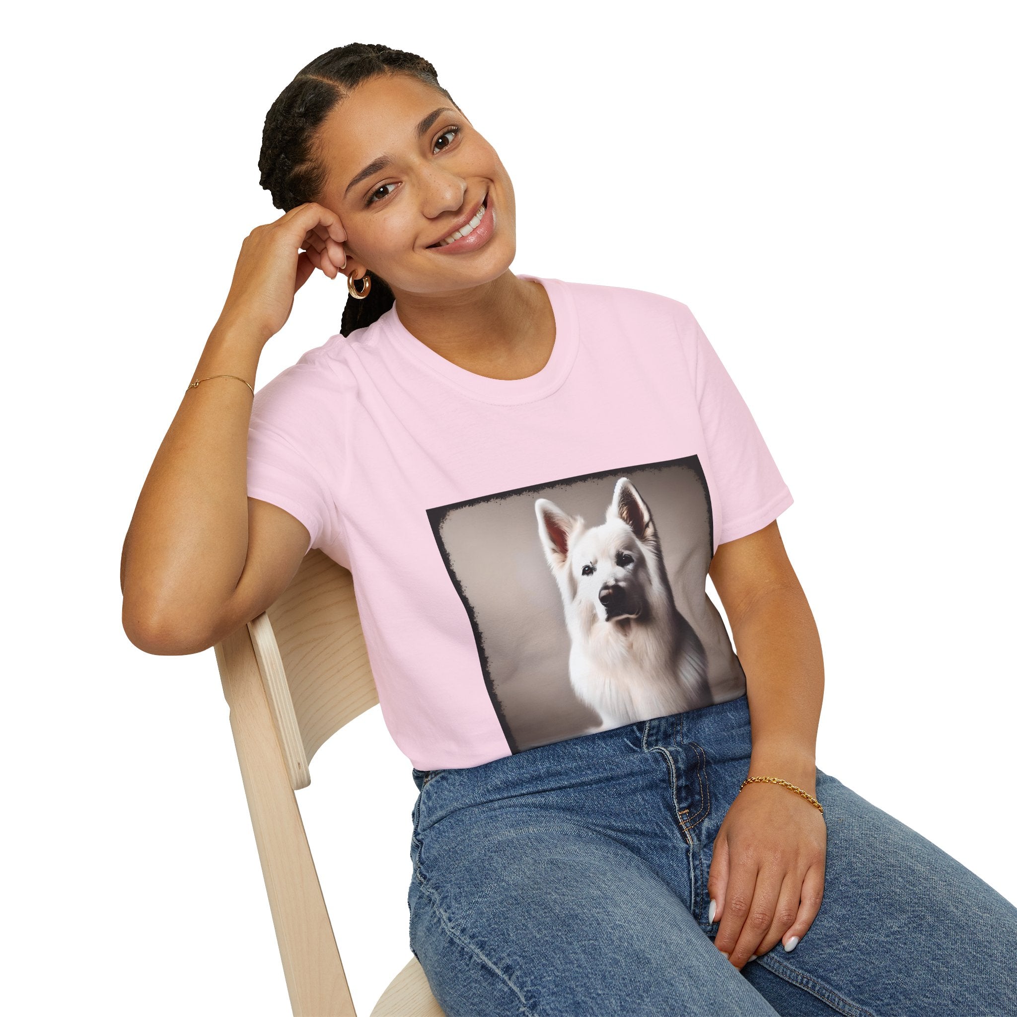 German Shepherd Pure Portrait  | Unisex Dog T-Shirt