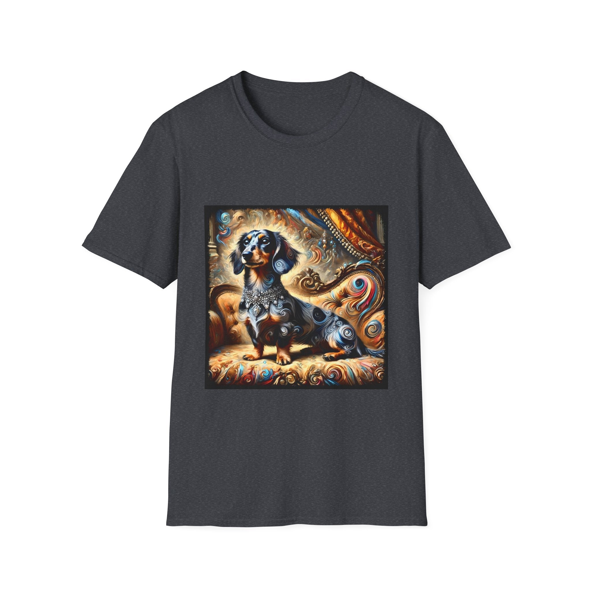Dachshund Warm Diamond Swirl | Unisex Dog T-Shirt