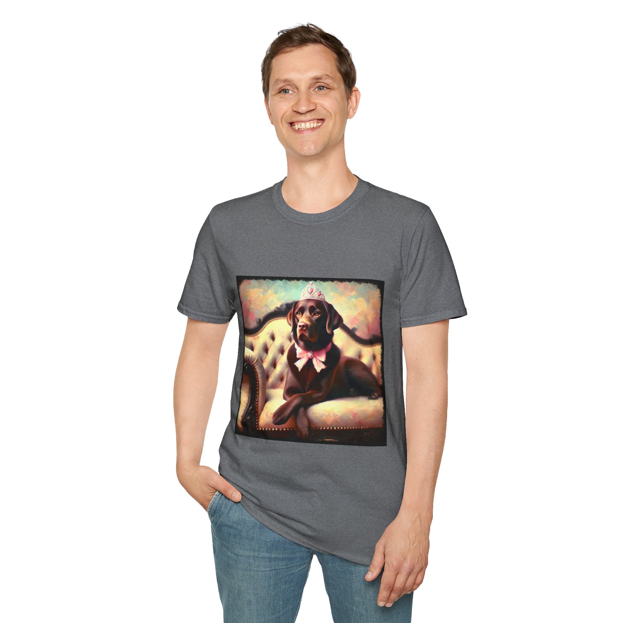 Labrador Retriever Poised Princess Classic | Unisex Dog T-Shirt