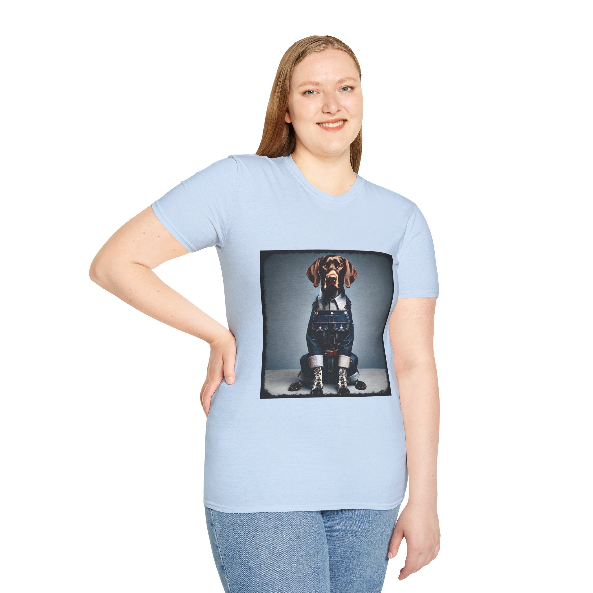 German Shorthaired Pointer Denim Dude | Unisex Dog T-Shirt