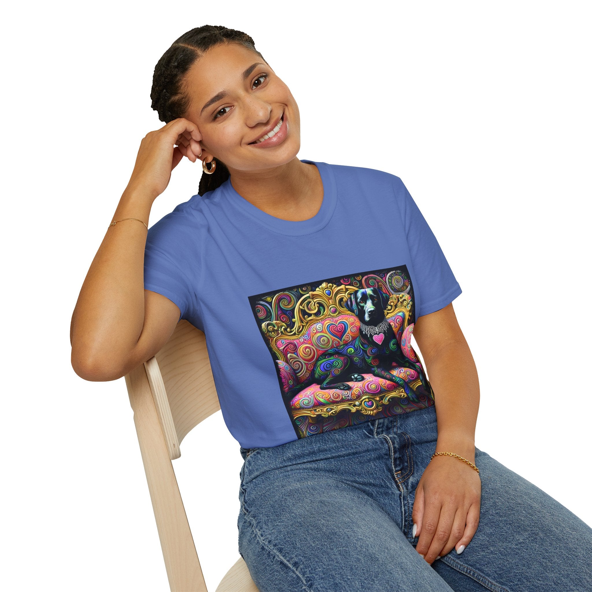 Labrador Retriever Love Swirl | Unisex Dog T-Shirt