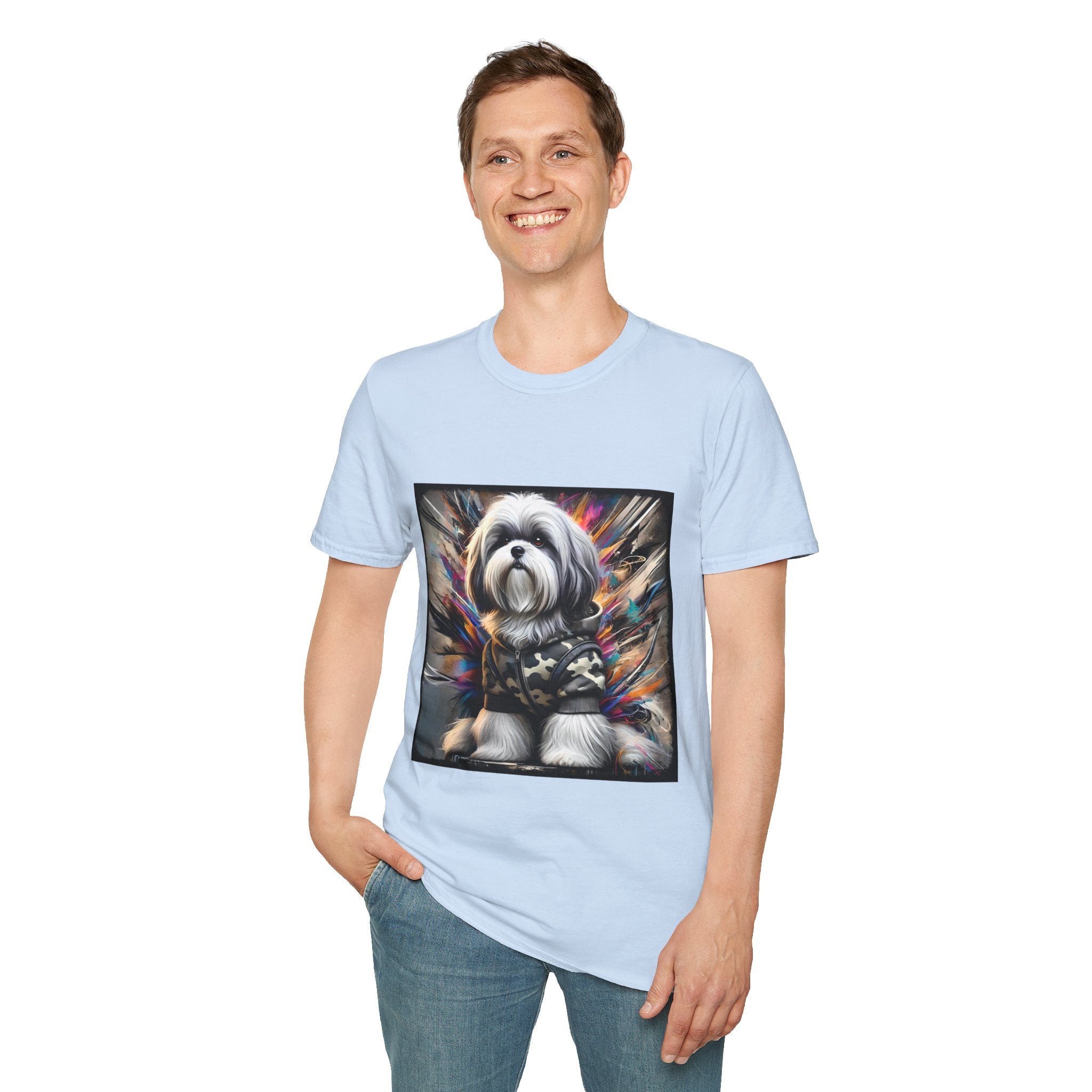 Shih Tzu Bold Camo Classic | Unisex Dog T-Shirt