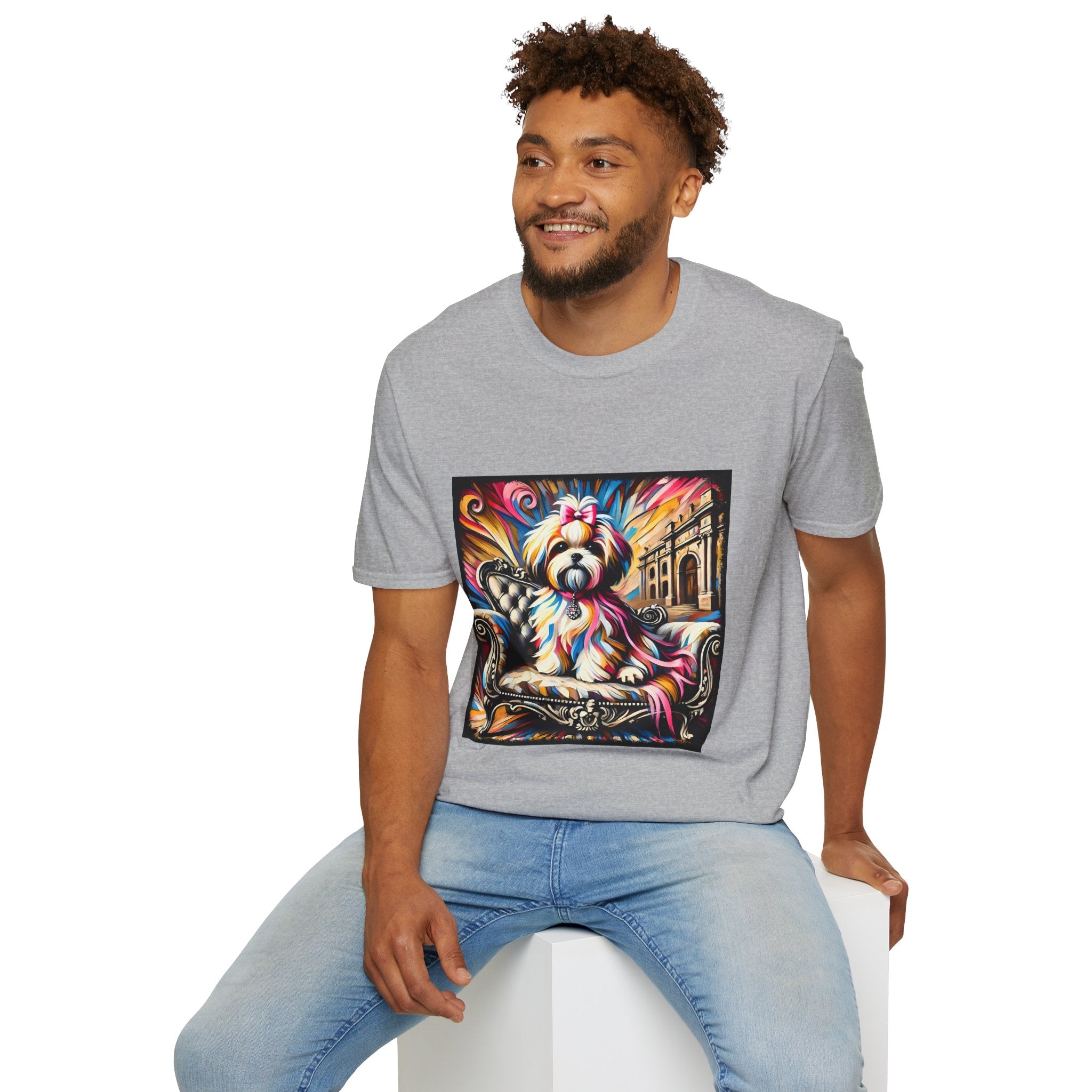Lhasa Apso Diamond Princess Classic | Unisex Dog T-Shirt