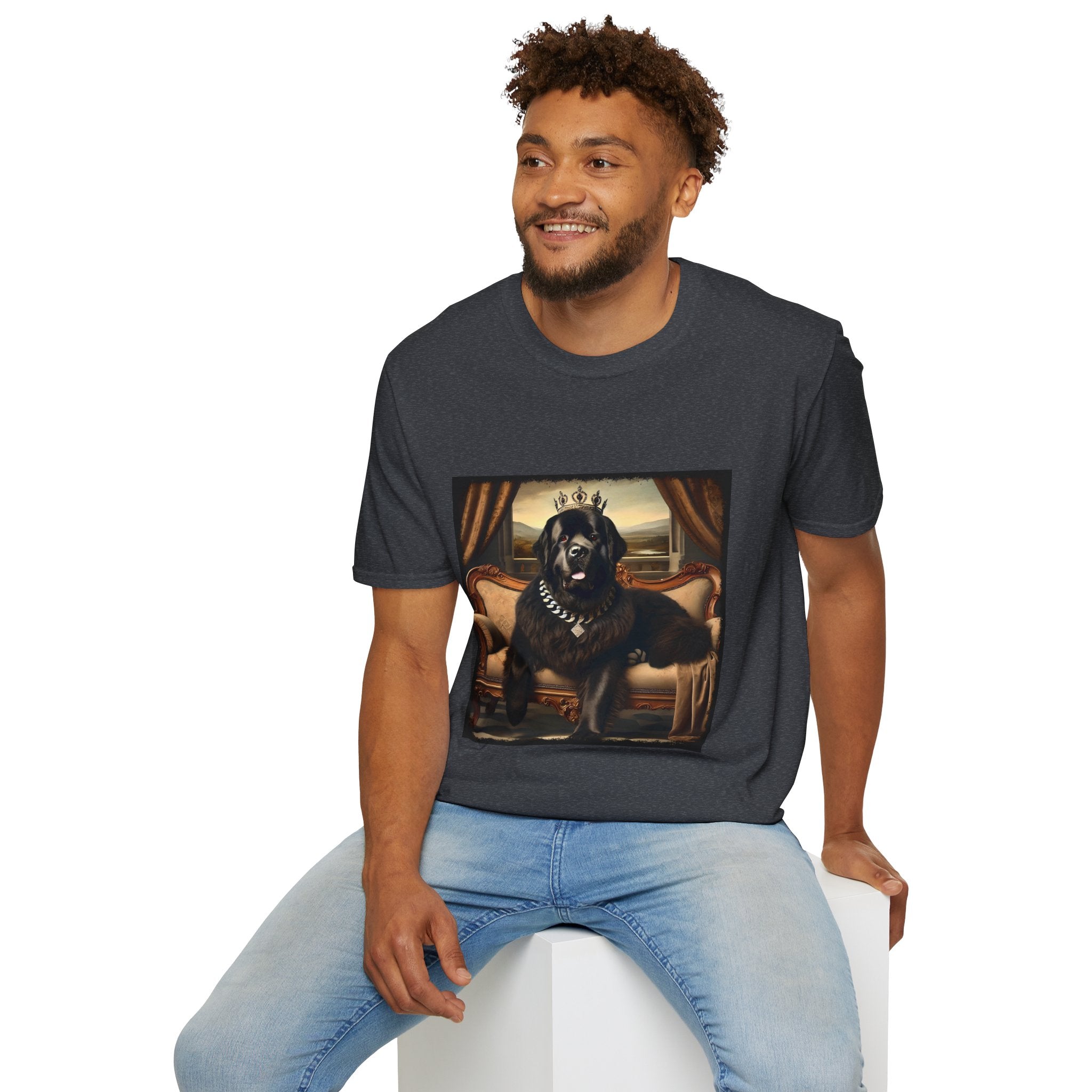 Newfoundland Posh Prince | Unisex Dog T-Shirt