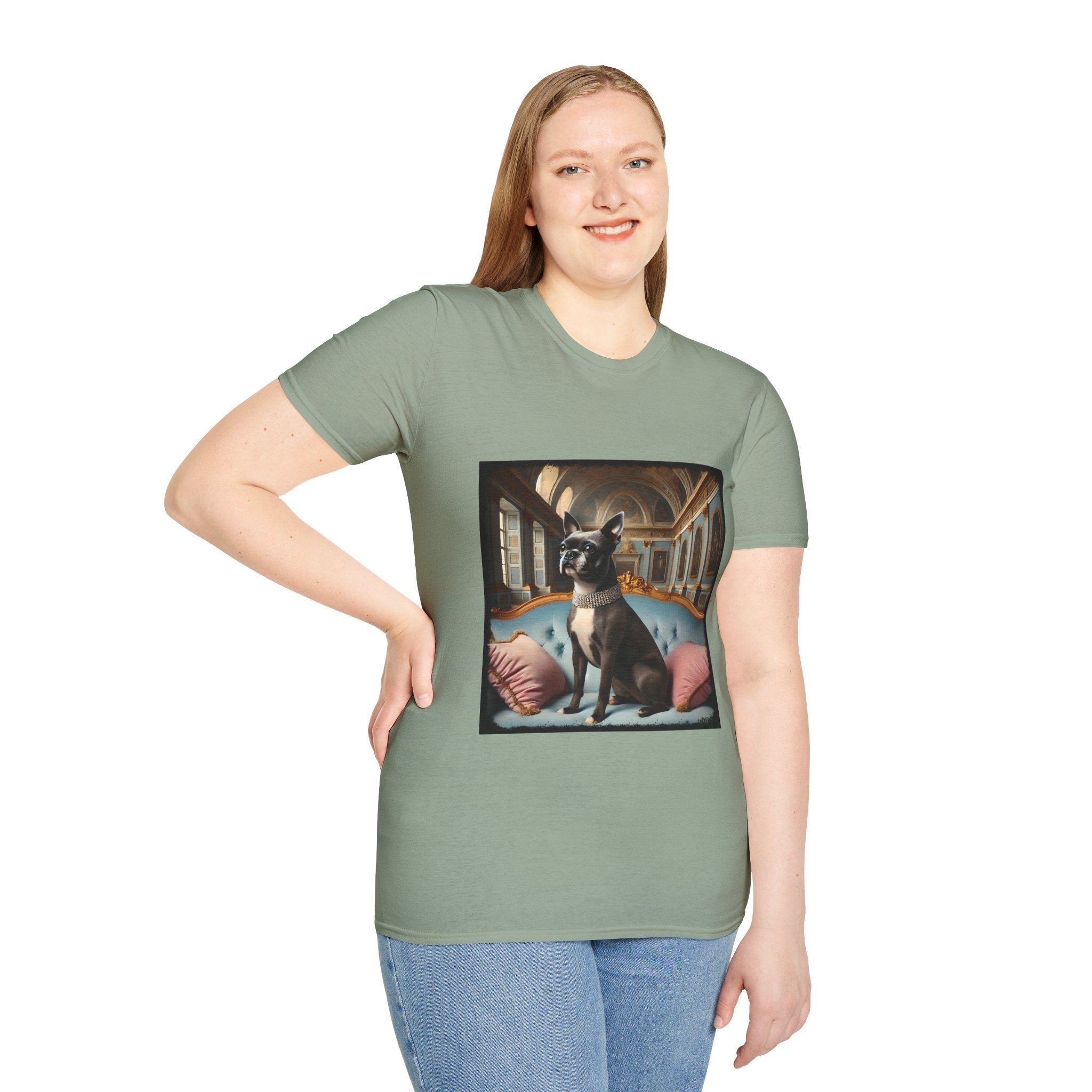 Boston Terrier Blue Baroness | Unisex Dog T-Shirt