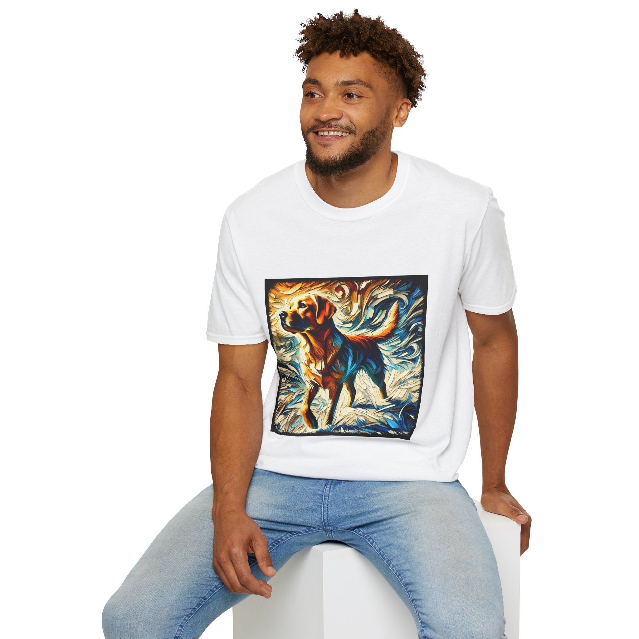 Labrador Retriever Sun Swirl | Unisex Dog T-Shirt