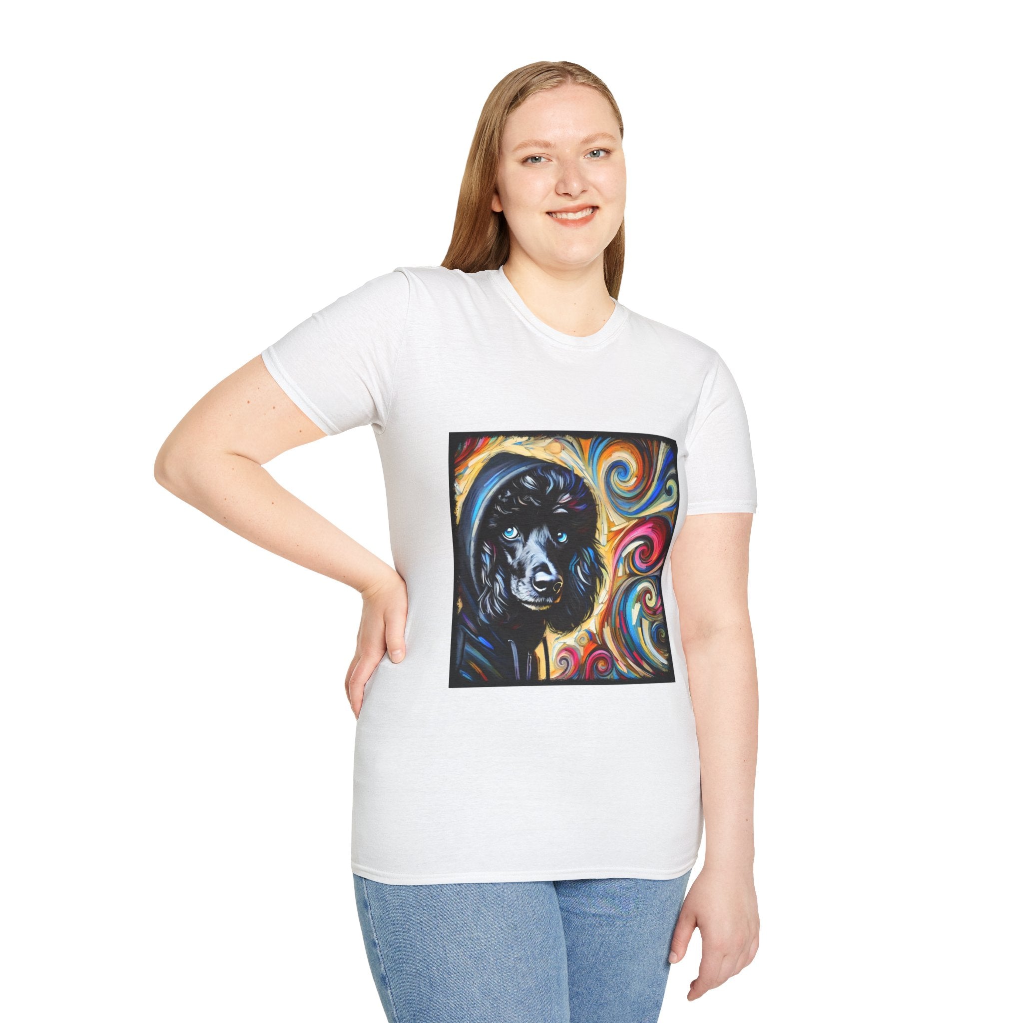Poodle Hoodie Swirl II | Unisex Dog T-Shirt