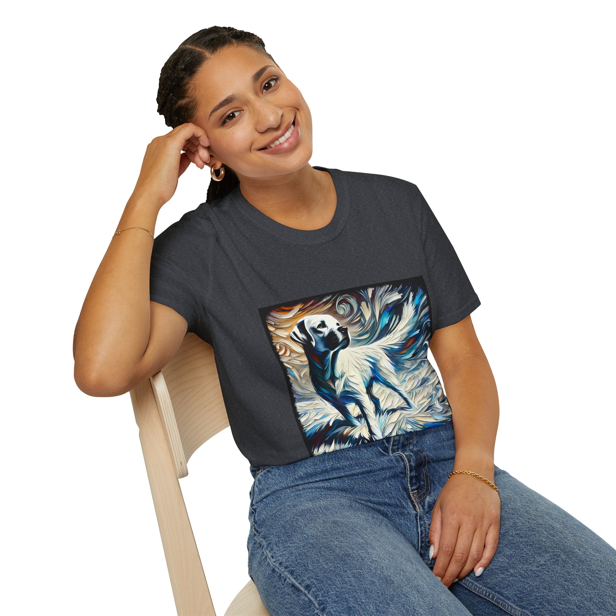 Labrador Retriever Snow Swirl | Unisex Dog T-Shirt