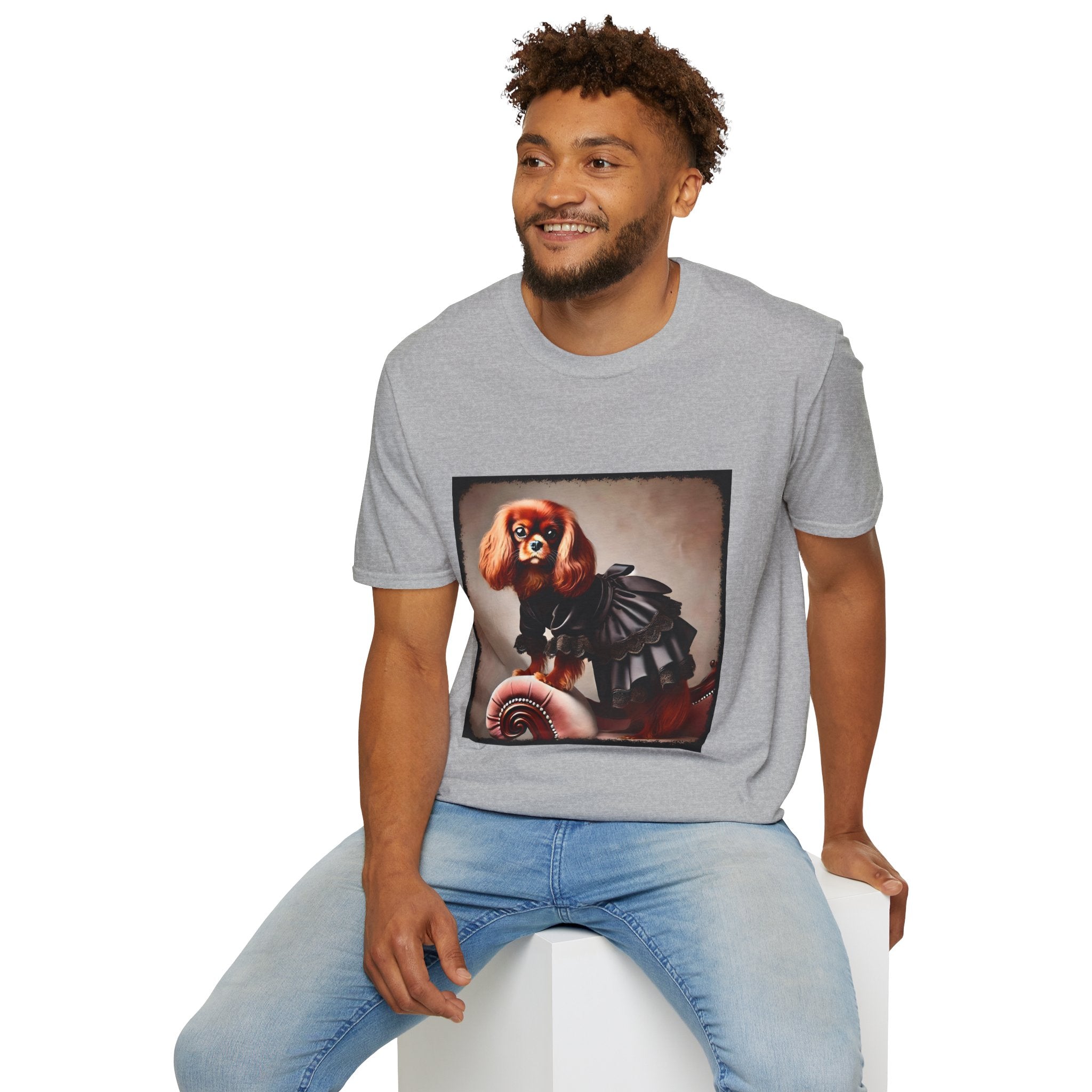 Cavalier King Charles Spaniel Edgy Muse | Unisex Dog T-Shirt