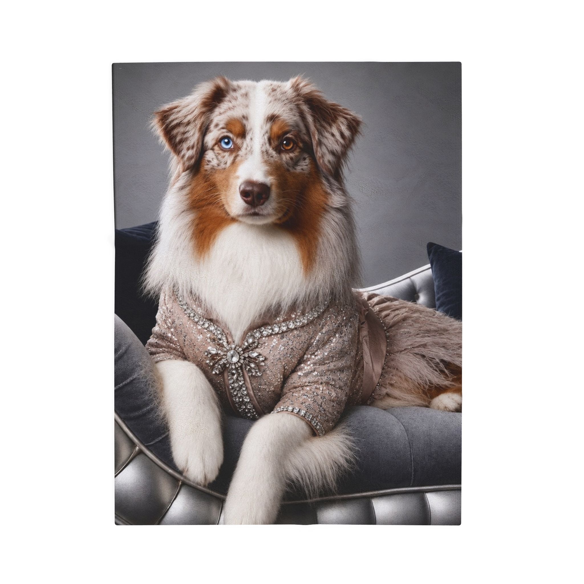 Australian Shepherd Blanket | Champagne Duchess Dog Lover Gift
